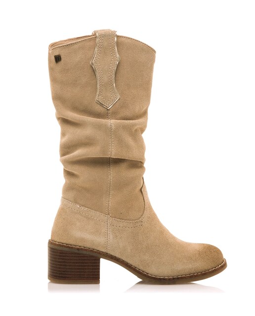 Imagem 0 de Botas Altas Estilo Country em Pele de Camurça