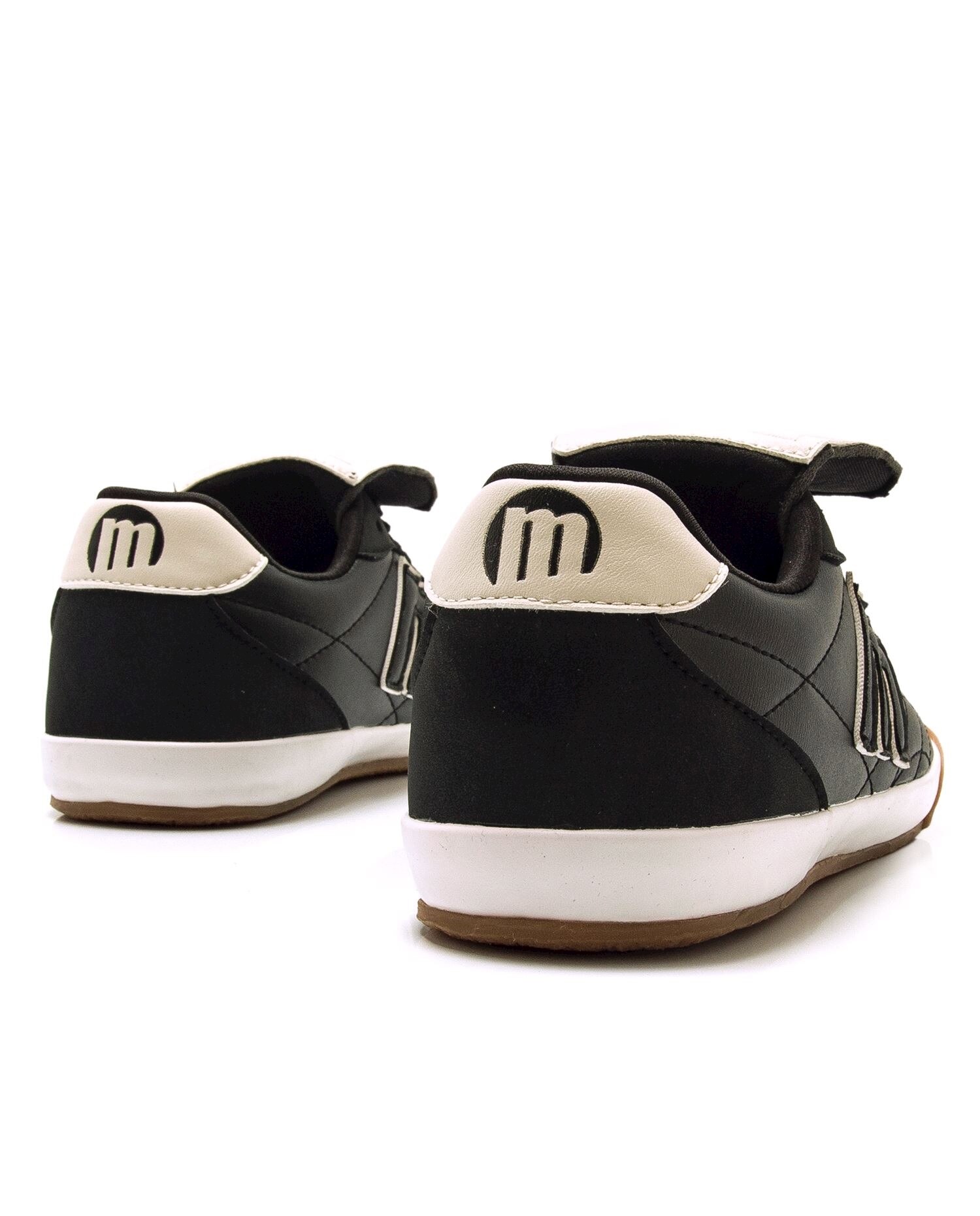 Sapatilhas Desportivas com Detalhe Acolchoado Preto-3