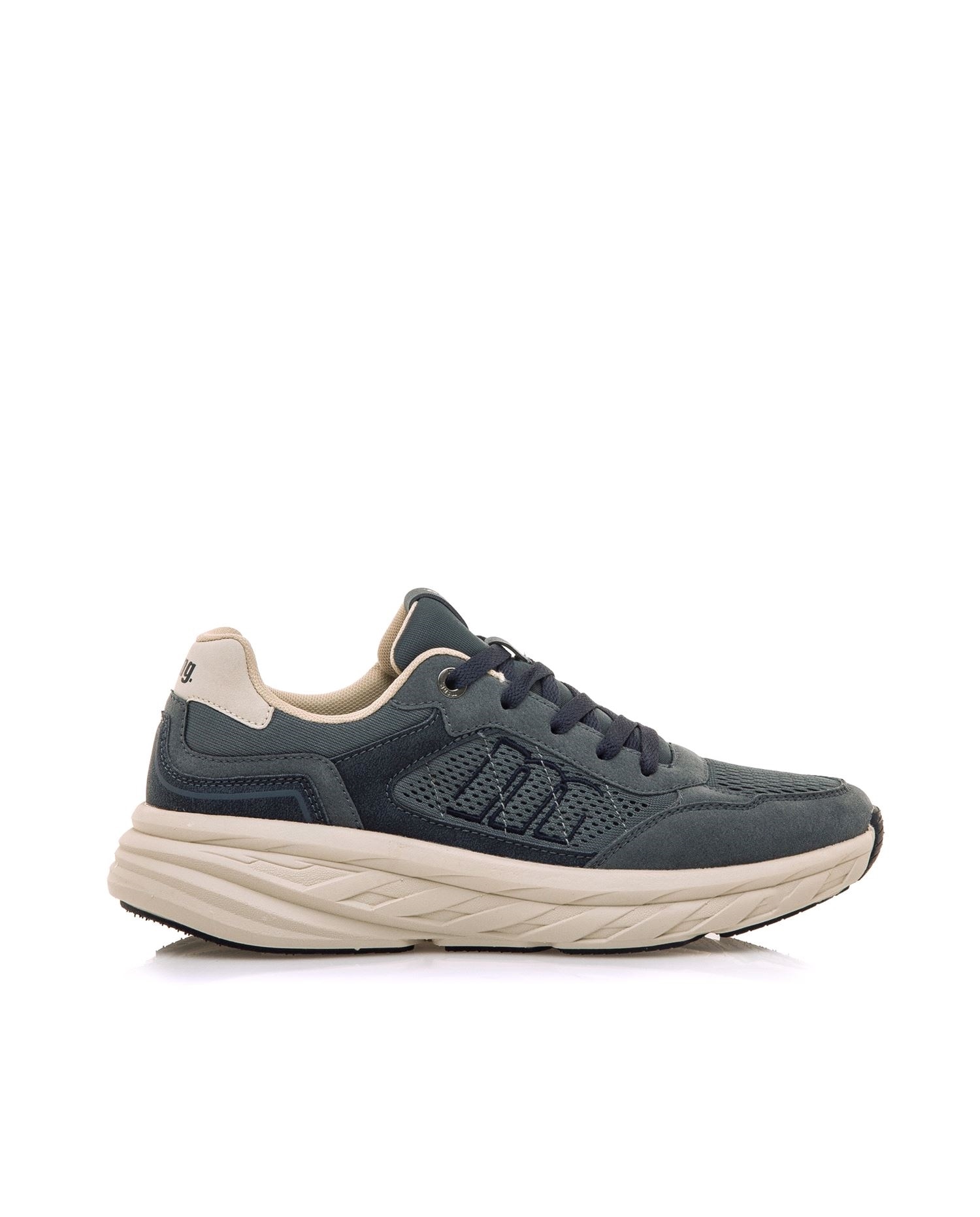Sapatilhas Desportivas com Sola Grossa Estilo Running Azul-marinho-1