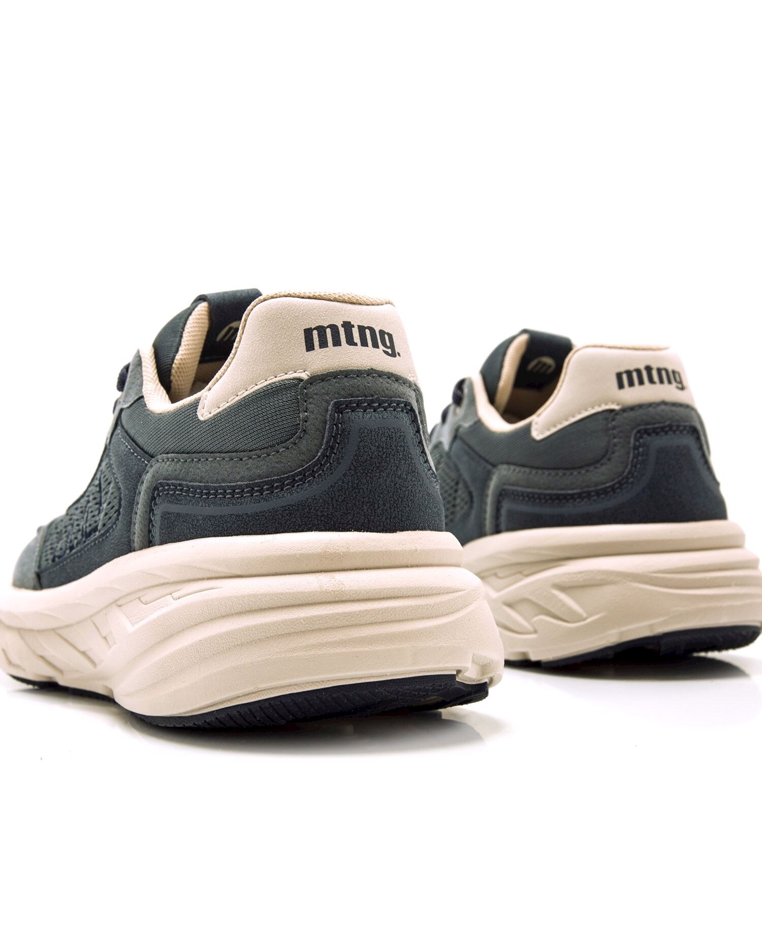 Sapatilhas Desportivas com Sola Grossa Estilo Running Azul-marinho-3