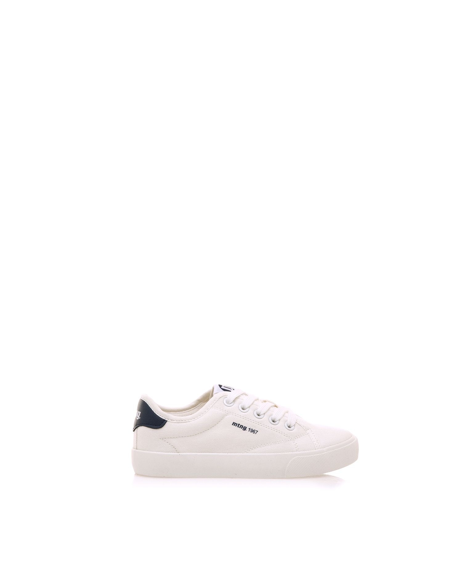 Sapatilhas de Lona Infantil Estilo Bamba Casual Branco-1