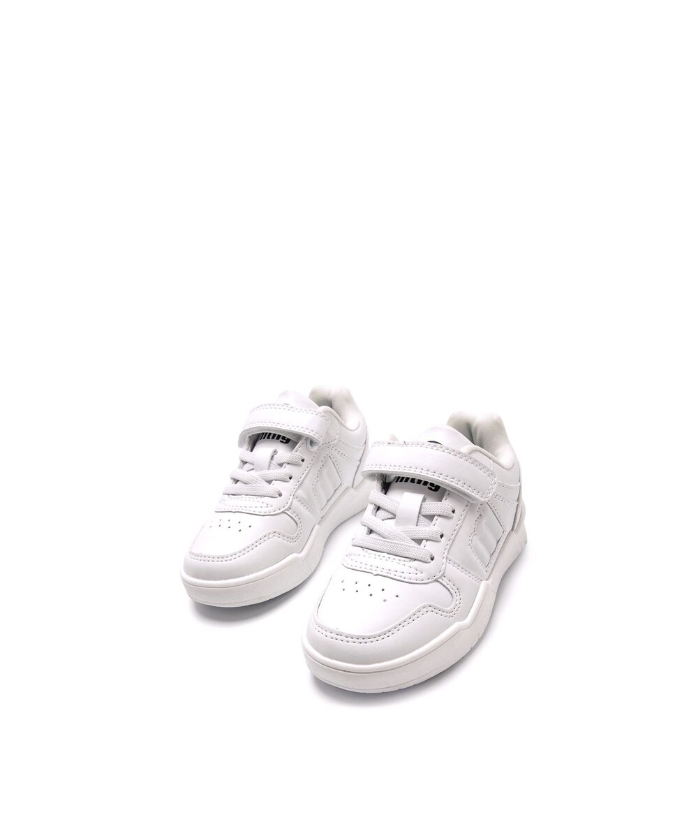 Sapatilhas Desportivas Infantil Tipo Basket Baixas Branco-2