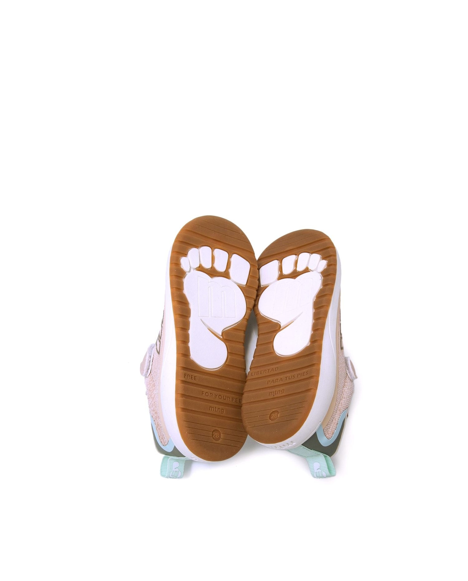Sapatilhas Desportivas Infantil com Sola Respeitosa Creme-6