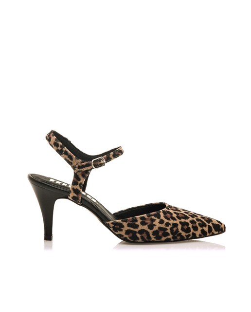 Imagem 0 de Sapatos de Salto com o Calcanhar Aberto e Fecho no Tornozelo