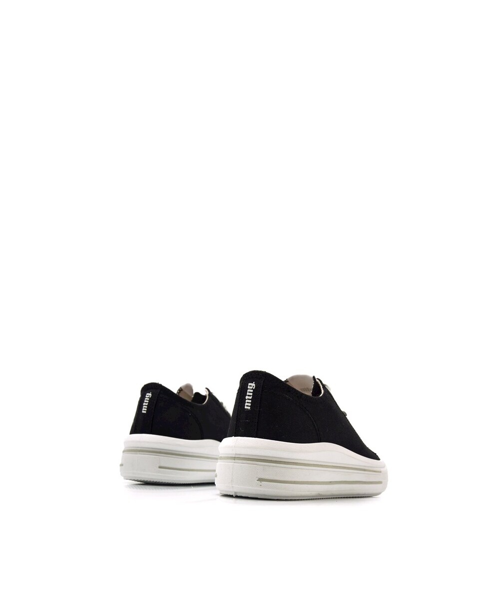 Sapatilhas Casual Bigger Z de Lona com Fecho de Atacadores Estampados. Design Versátil e Intemporal Preto-3