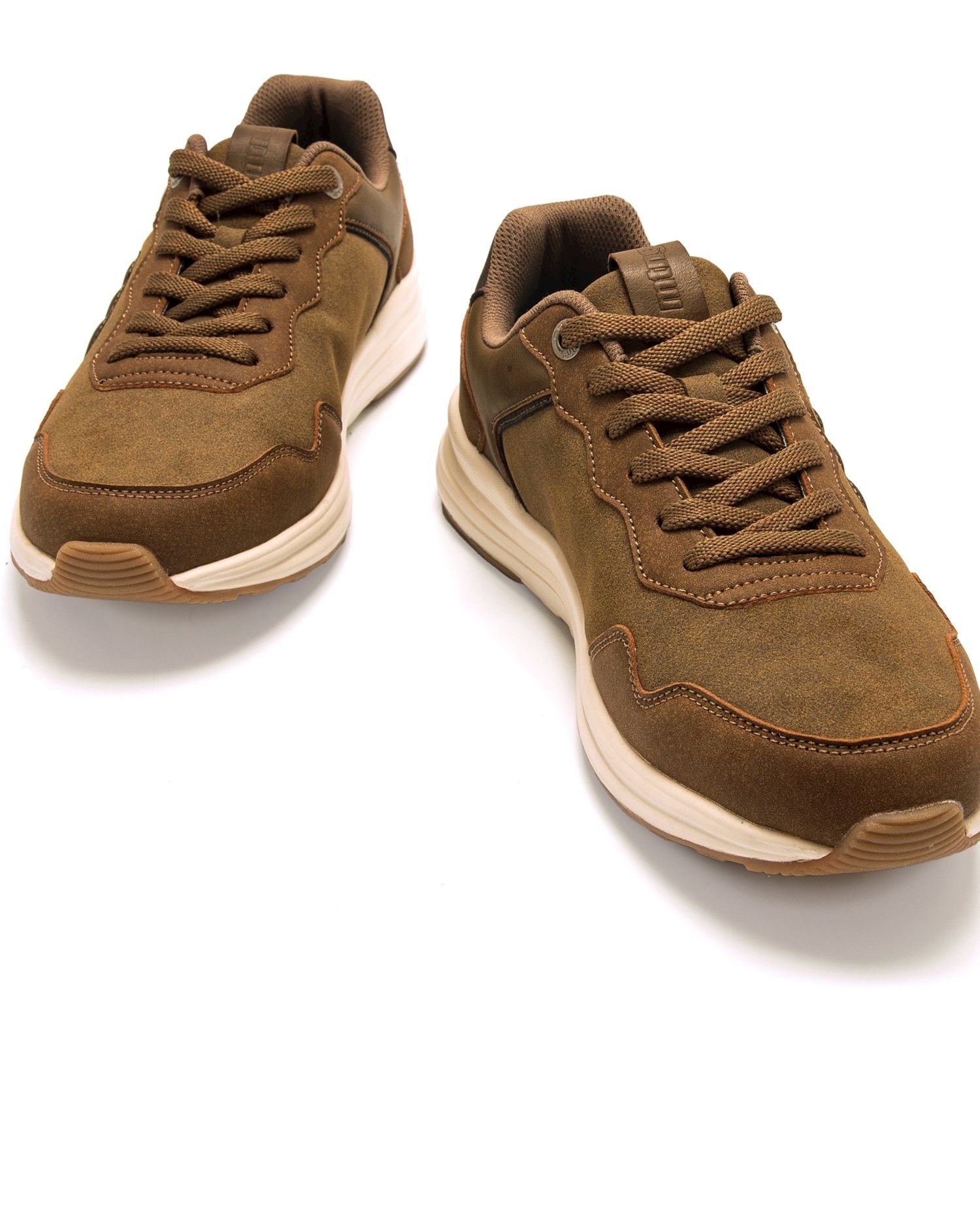 Sapatilhas Desportivas com Piso Grosso Castanho-4