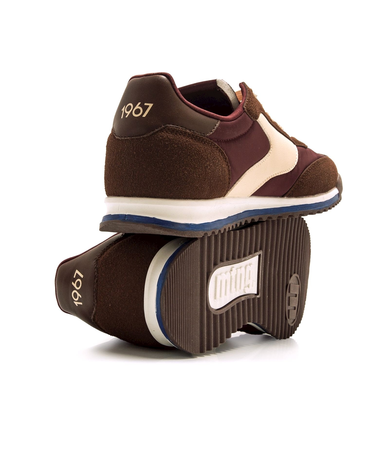 Sapatilhas Desportivas Estilo Retro Castanho-3