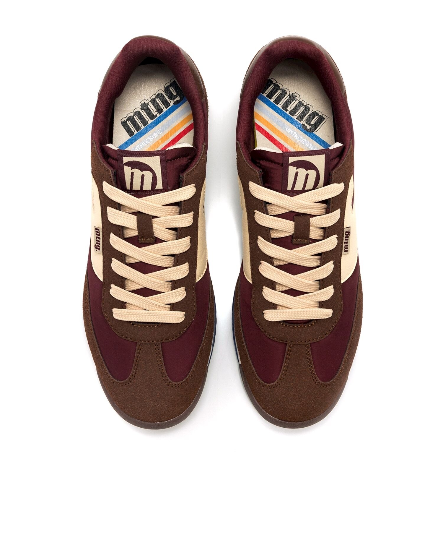 Sapatilhas Desportivas Estilo Retro Castanho-4