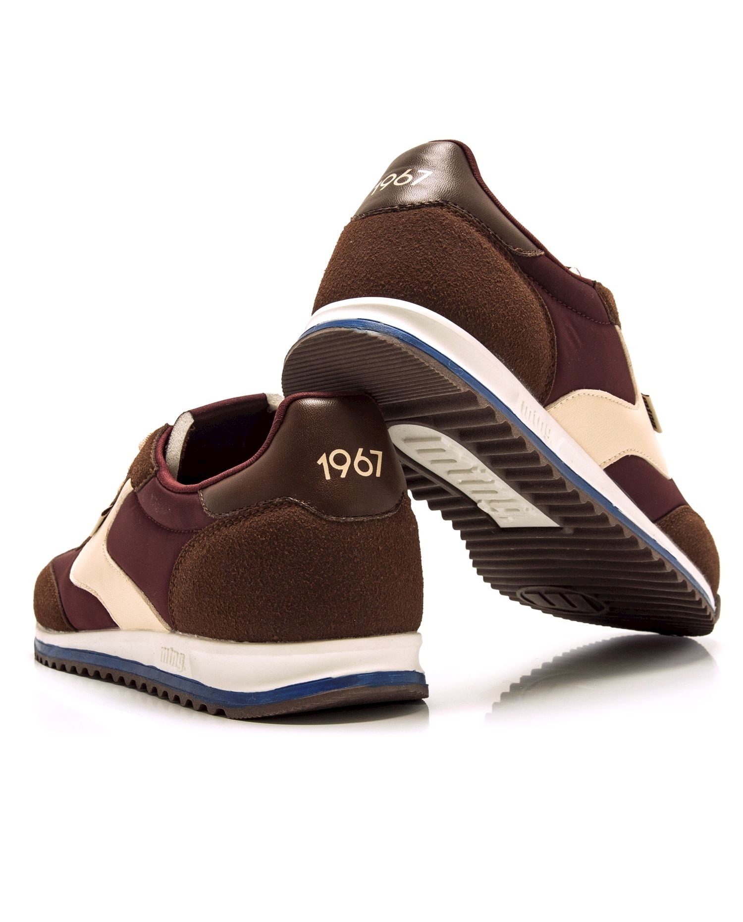 Sapatilhas Desportivas Estilo Retro Castanho-6