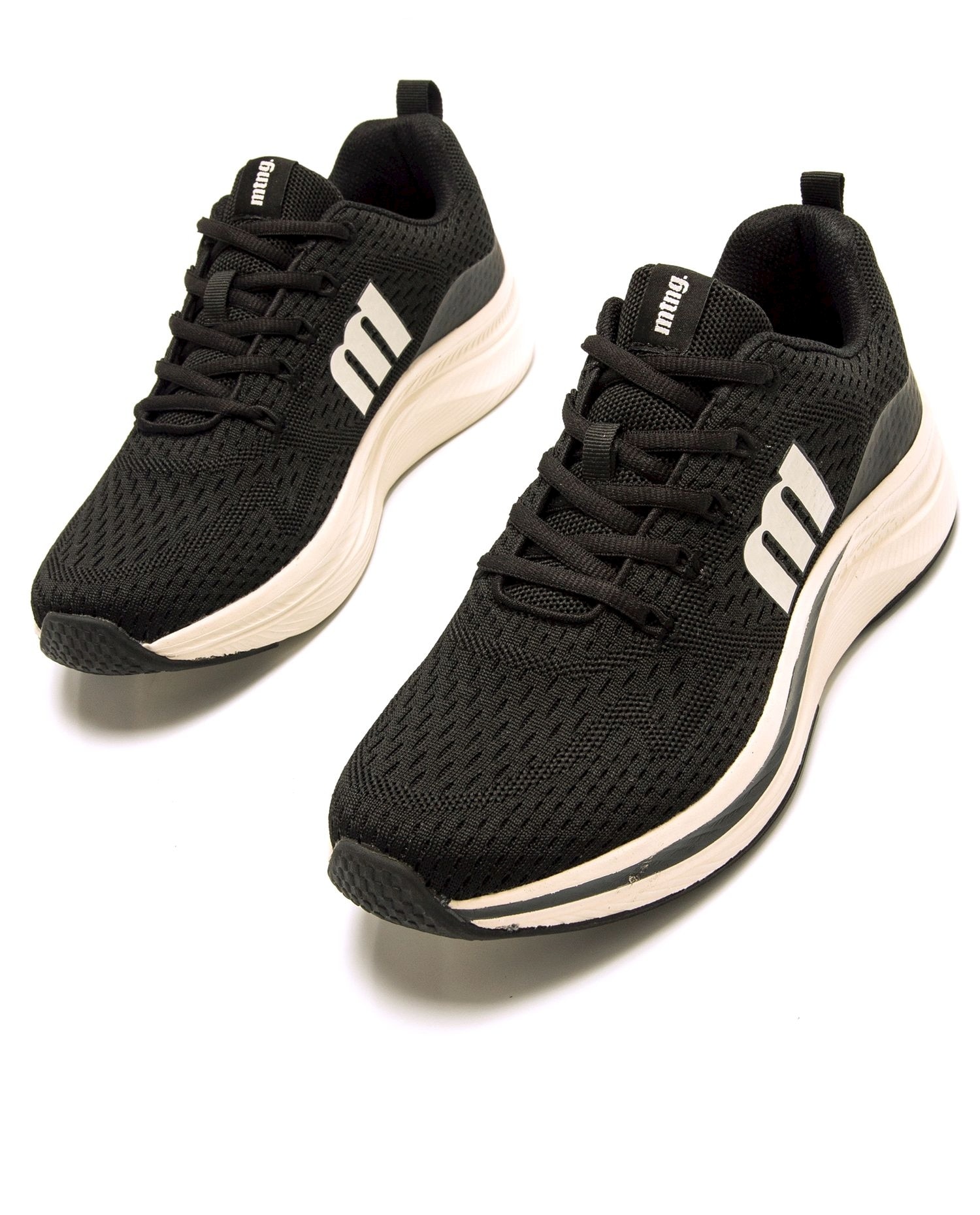 Sapatilhas Desportivas com Piso Grosso Preto / Branco-2