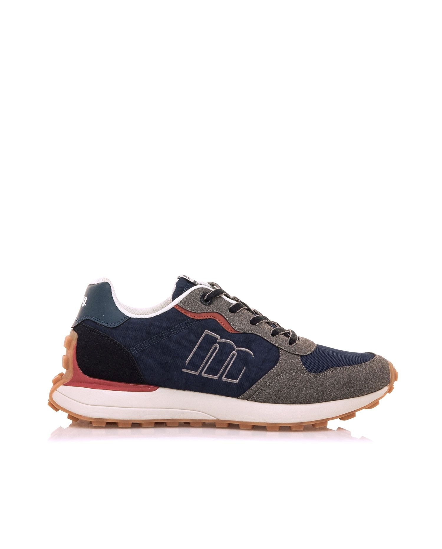 Sapatilhas Desportivas com Piso Grosso Cinzento / Azul-1