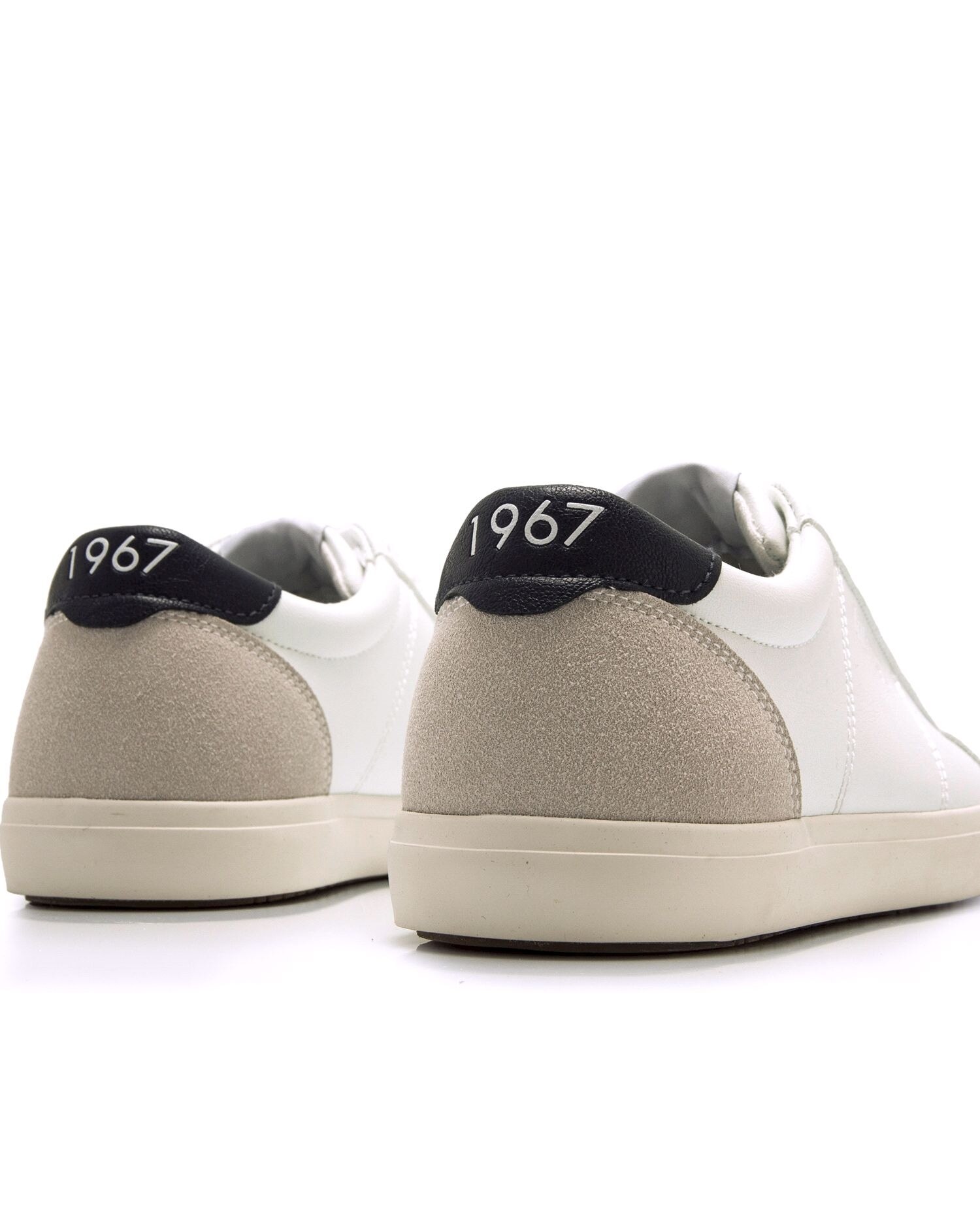 Sapatilhas Desportivas Estilo Bamba com Atacadores Branco / Preto-3