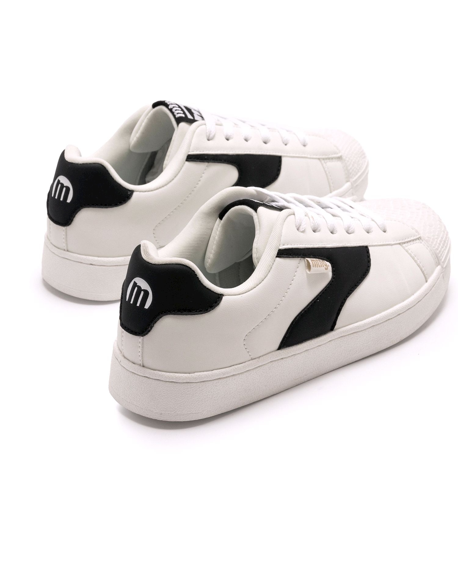 Sapatilhas Desportivas com Piso Duplo Estilo Bamba Branco / Preto-4