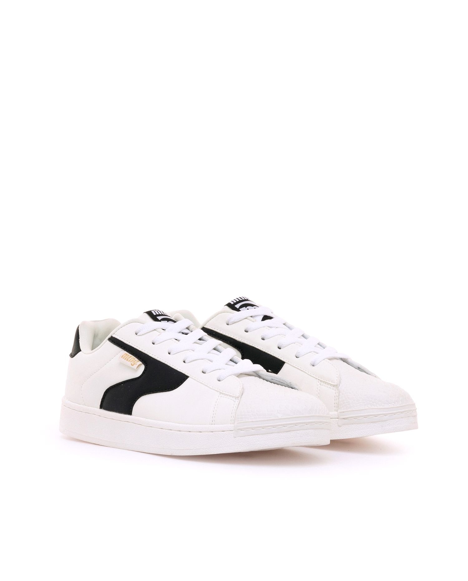 Sapatilhas Desportivas com Piso Duplo Estilo Bamba Branco / Preto-5
