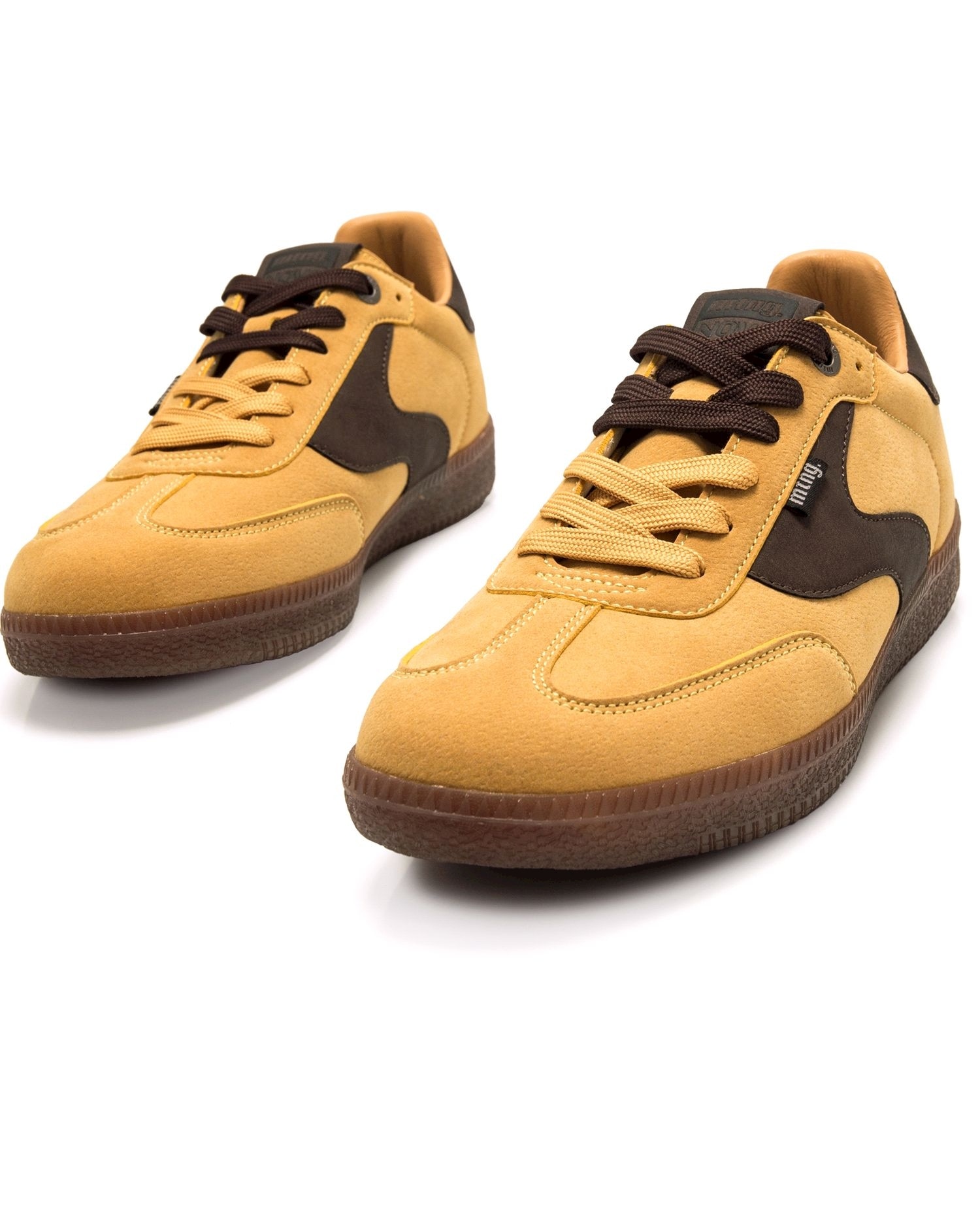 Sapatilhas Desportivas Estilo Bamba com Piso Castanho Amarelo / Preto-2
