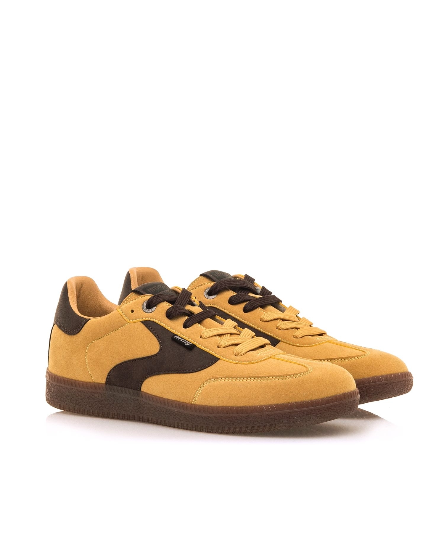Sapatilhas Desportivas Estilo Bamba com Piso Castanho Amarelo / Preto-5