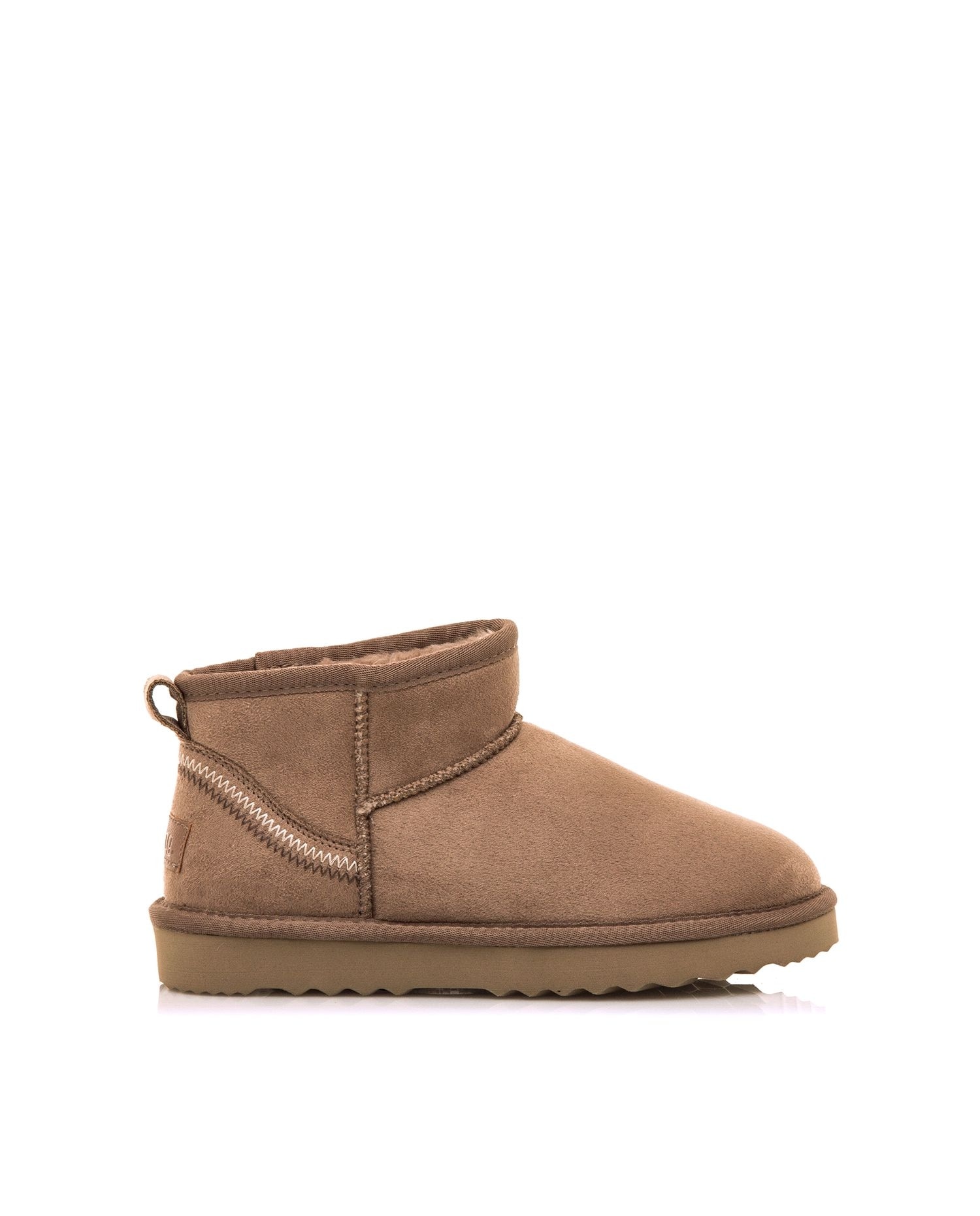 Botins de Pelo Interior Mustang Tabaco-1
