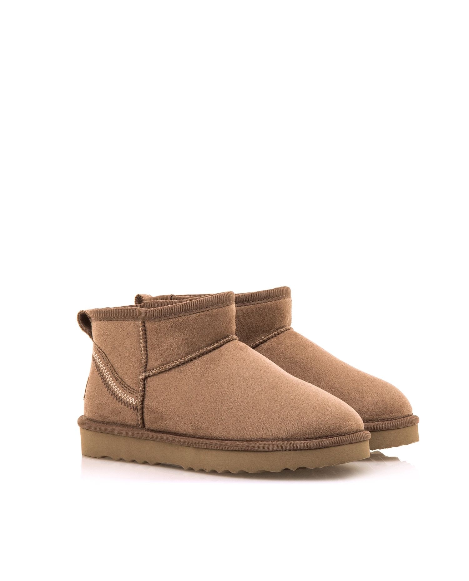 Botins de Pelo Interior Mustang Tabaco-5