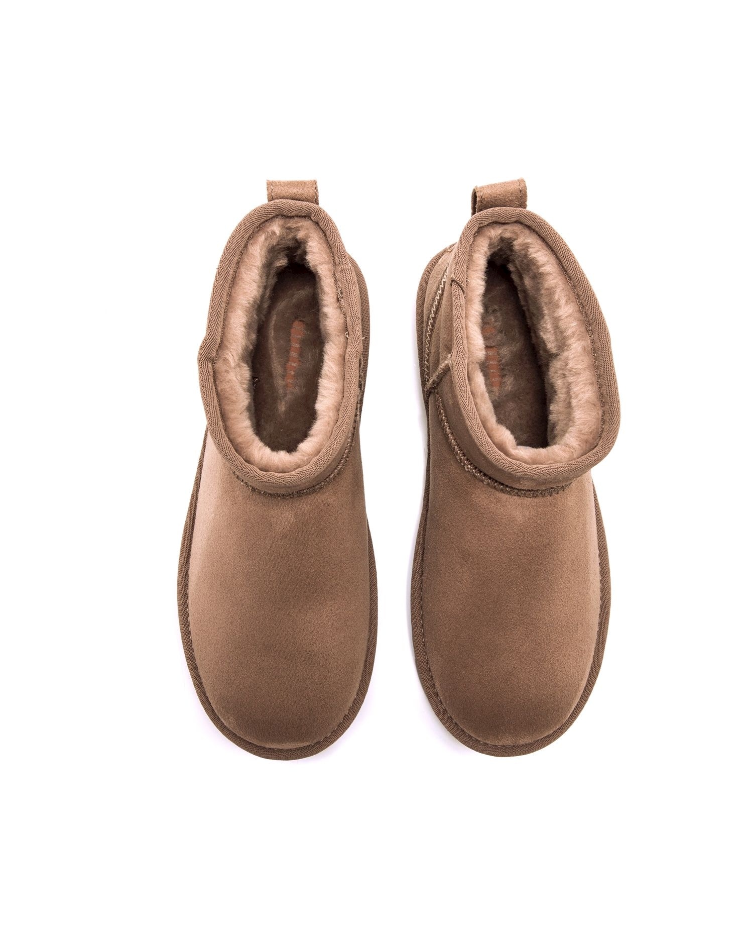 Botins de Pelo Interior Mustang Tabaco-6