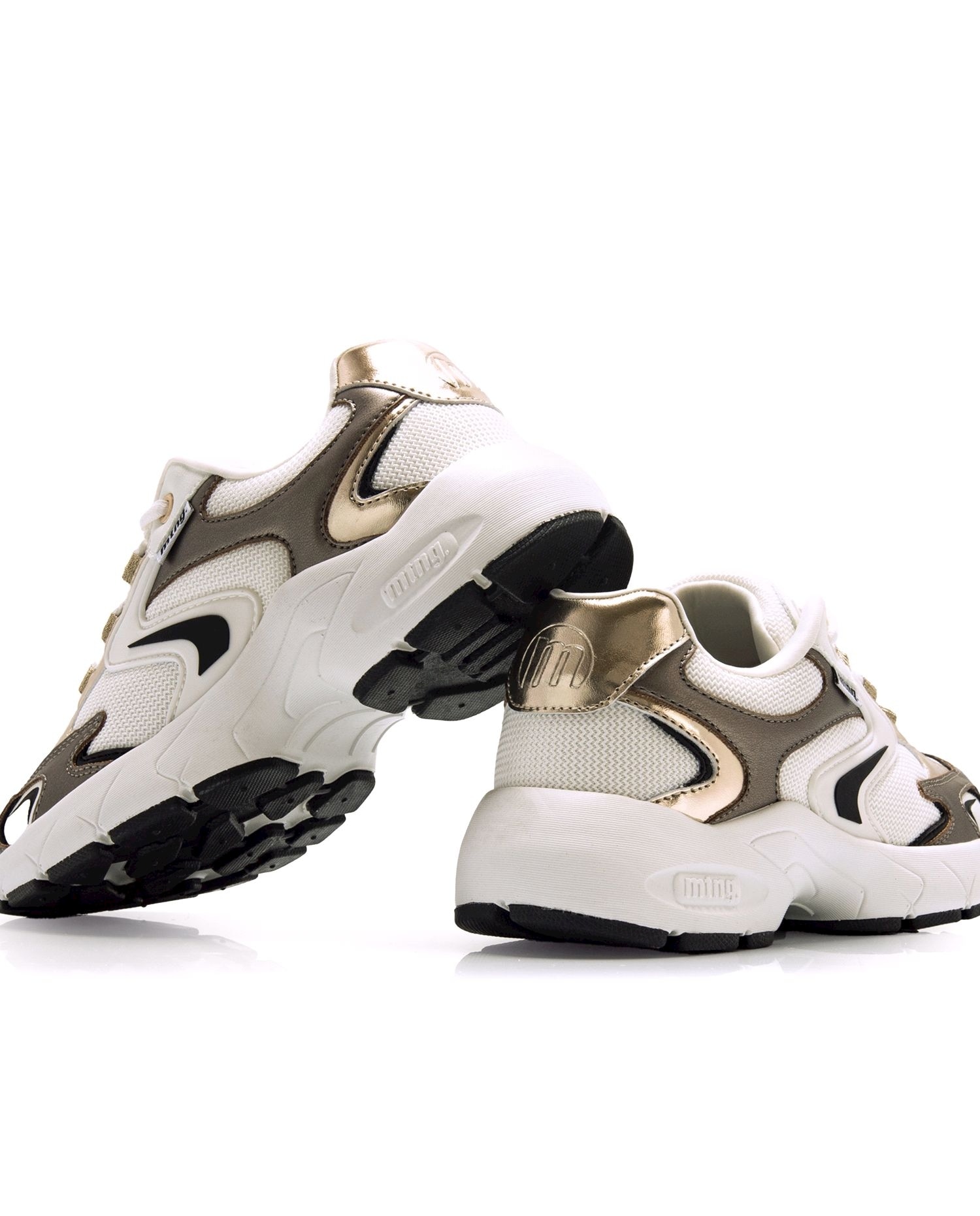 Sapatilhas Desportivas Modelo Electra Crómio / Dourado-3