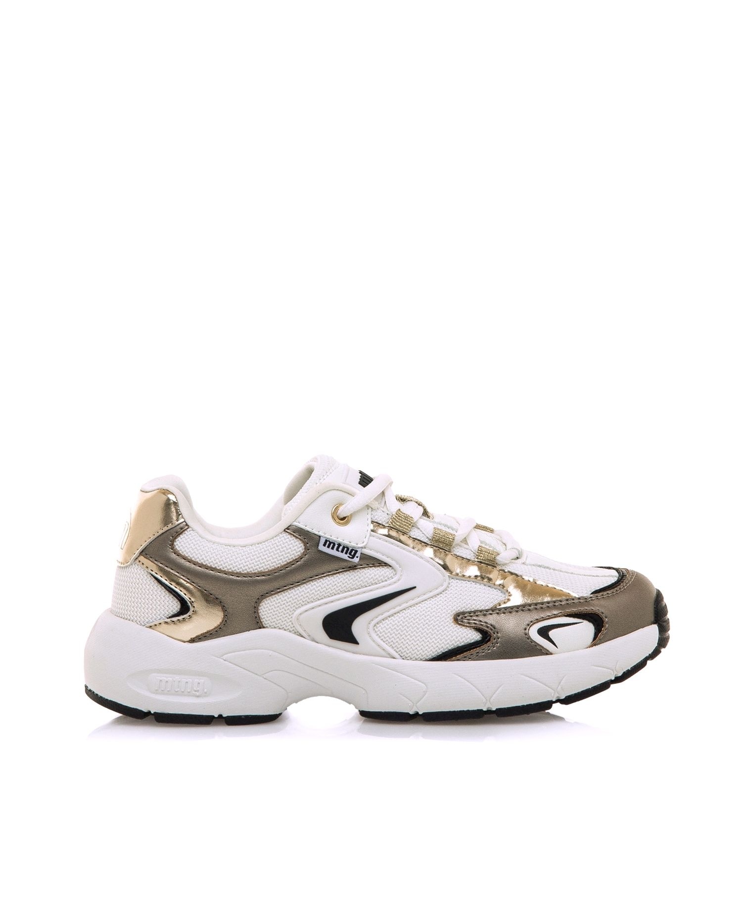 Sapatilhas Desportivas Modelo Electra Crómio / Dourado-1