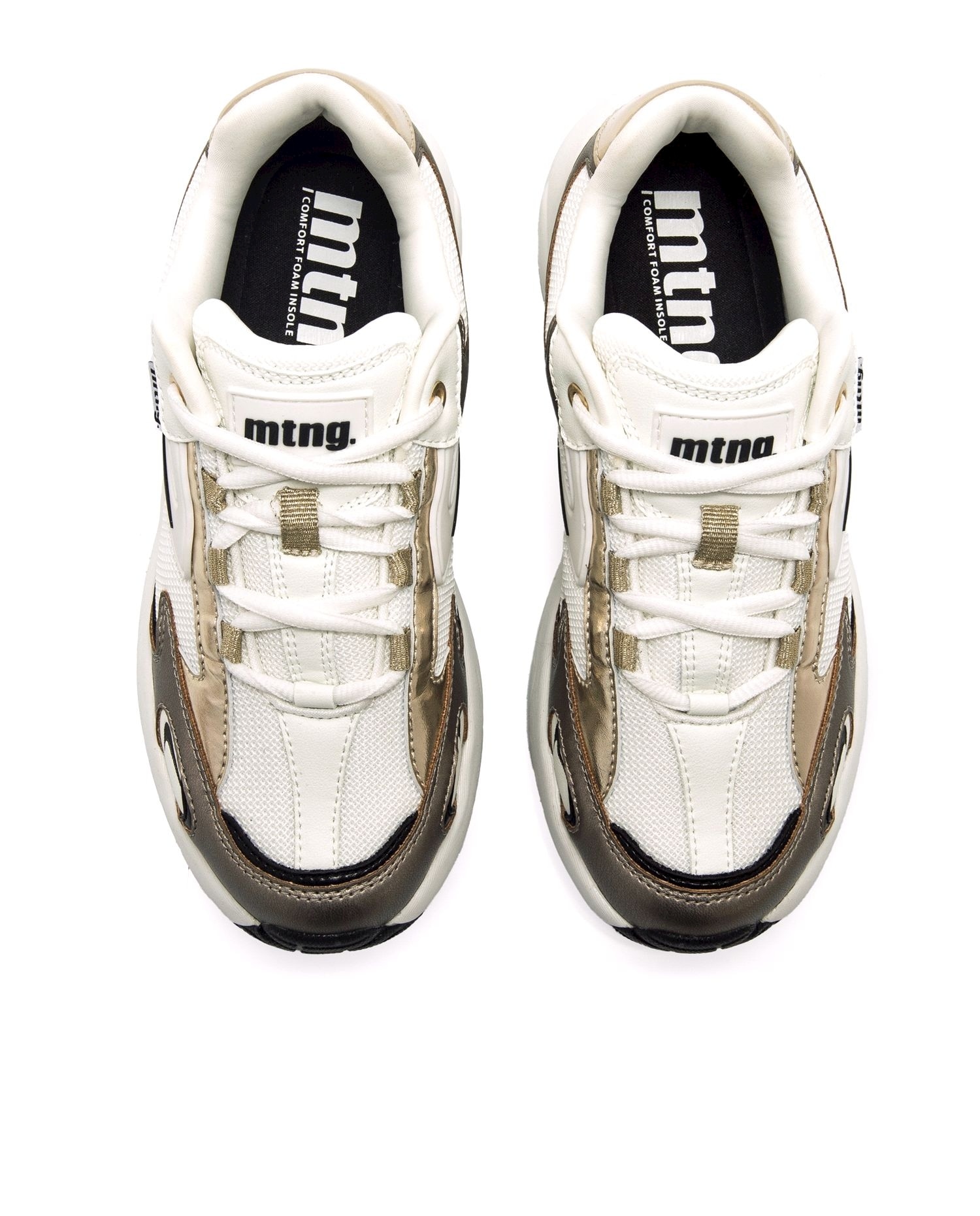 Sapatilhas Desportivas Modelo Electra Crómio / Dourado-2