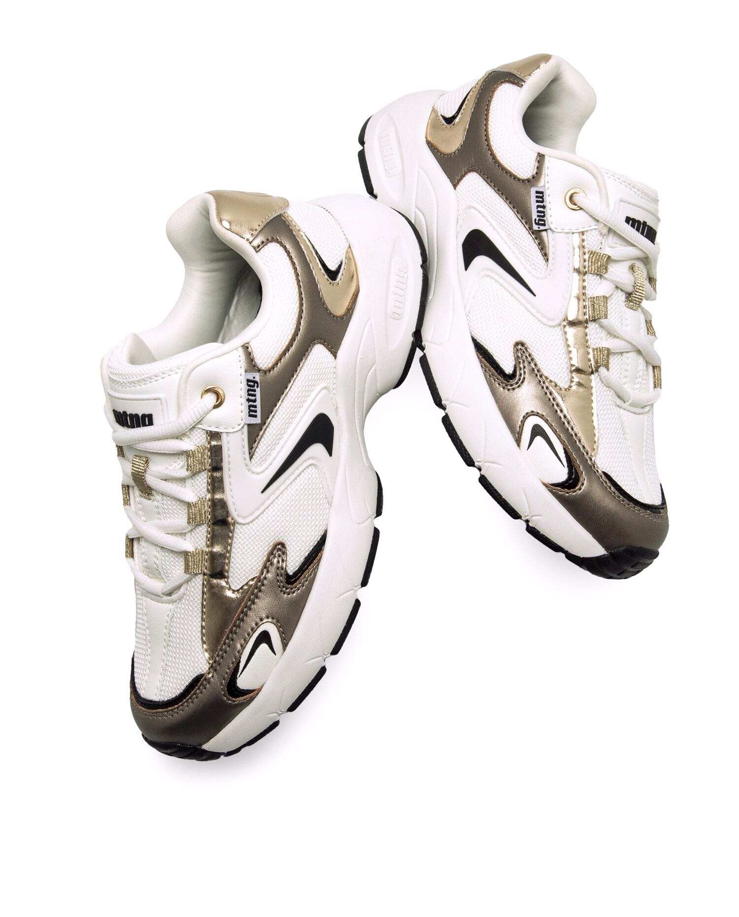 Sapatilhas Desportivas Modelo Electra Crómio / Dourado-4