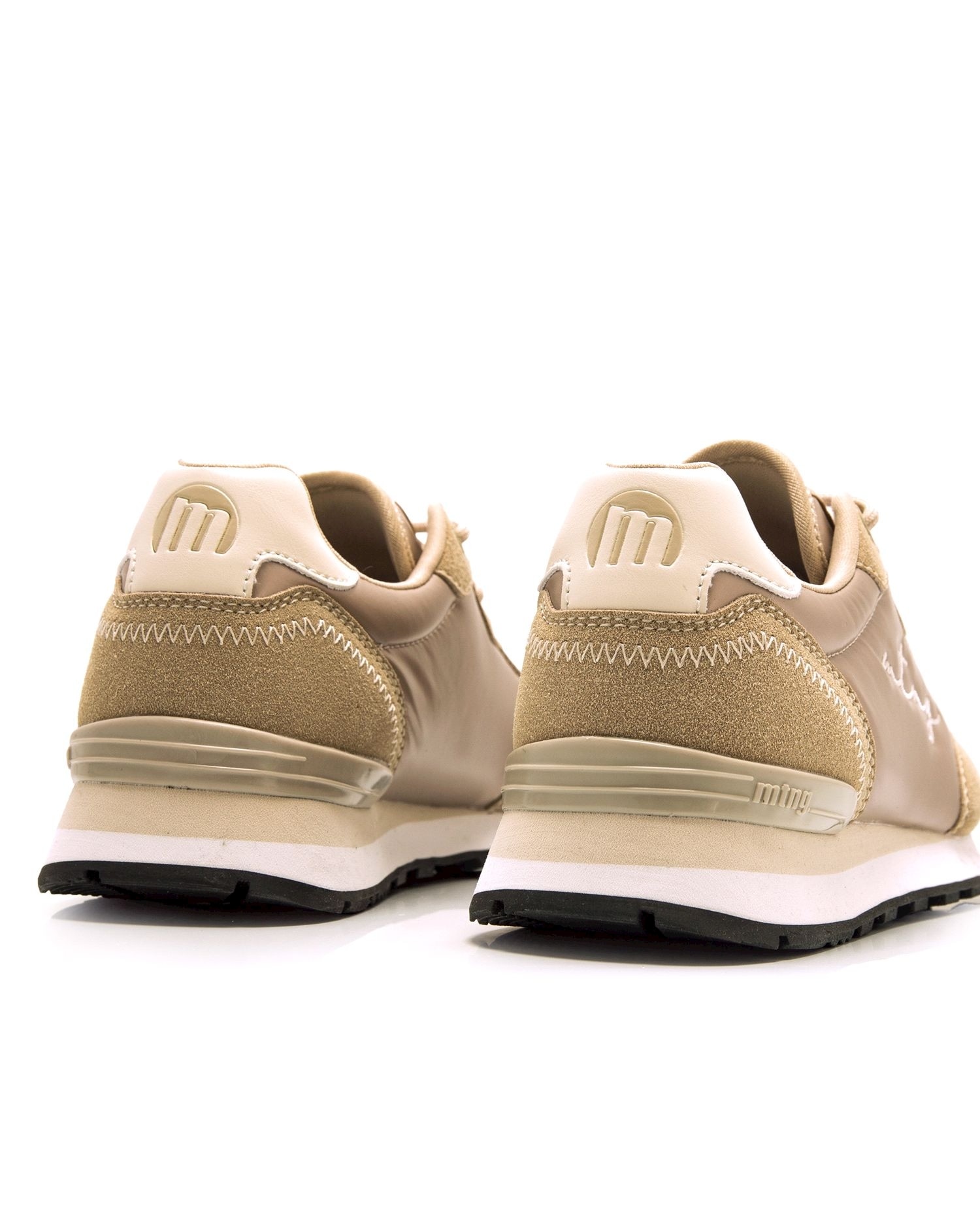 Sapatilhas Desportivas Estilo Running com Sola Serrilhada Ouro-3