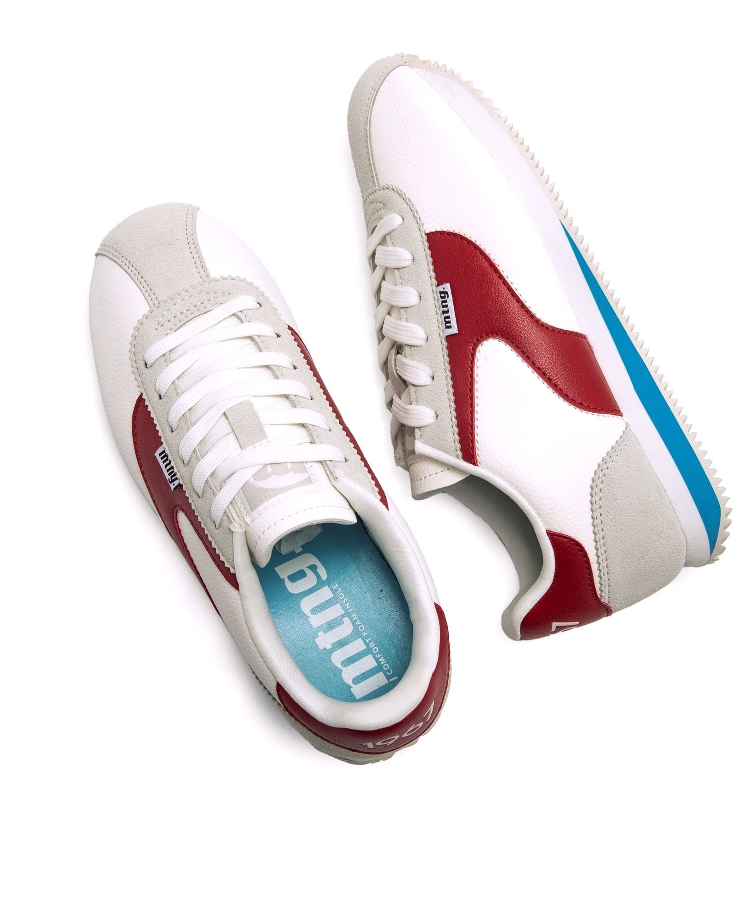 Sapatilhas Desportivas Estilo Retro Branco / Vermelho-4