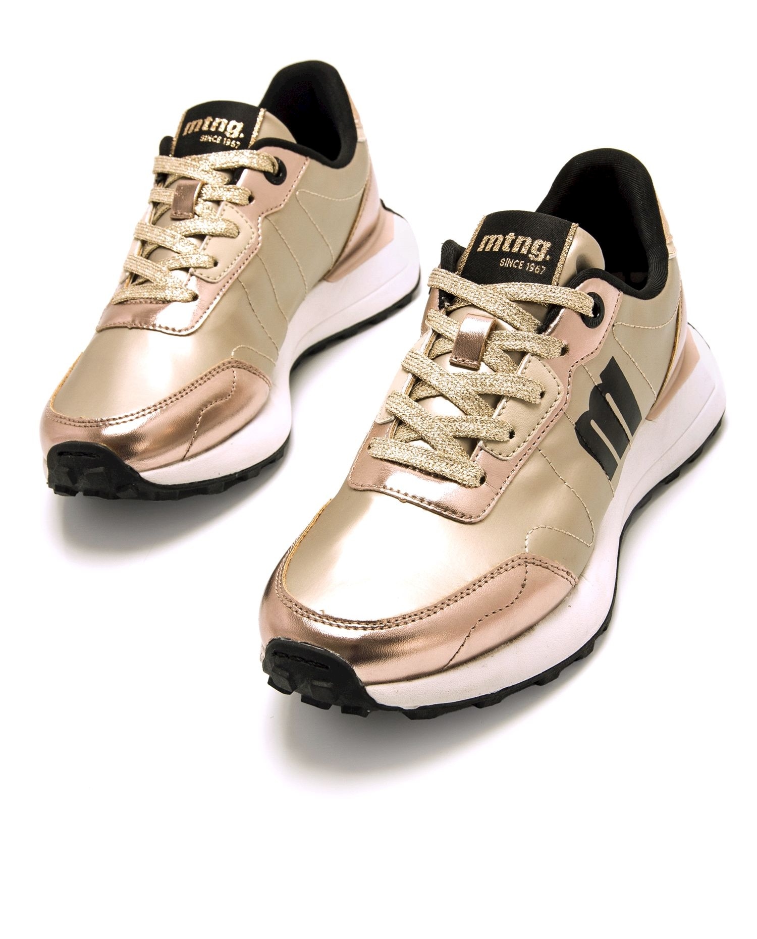 Sapatilhas Desportivas com Piso Grosso Dourado-2