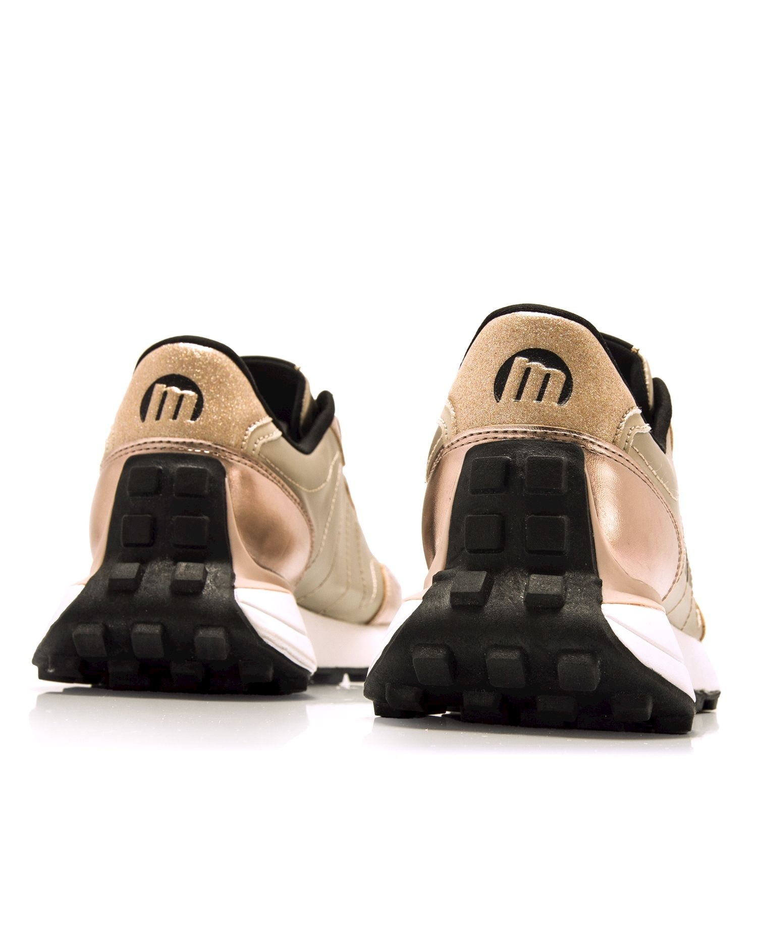 Sapatilhas Desportivas com Piso Grosso Dourado-3