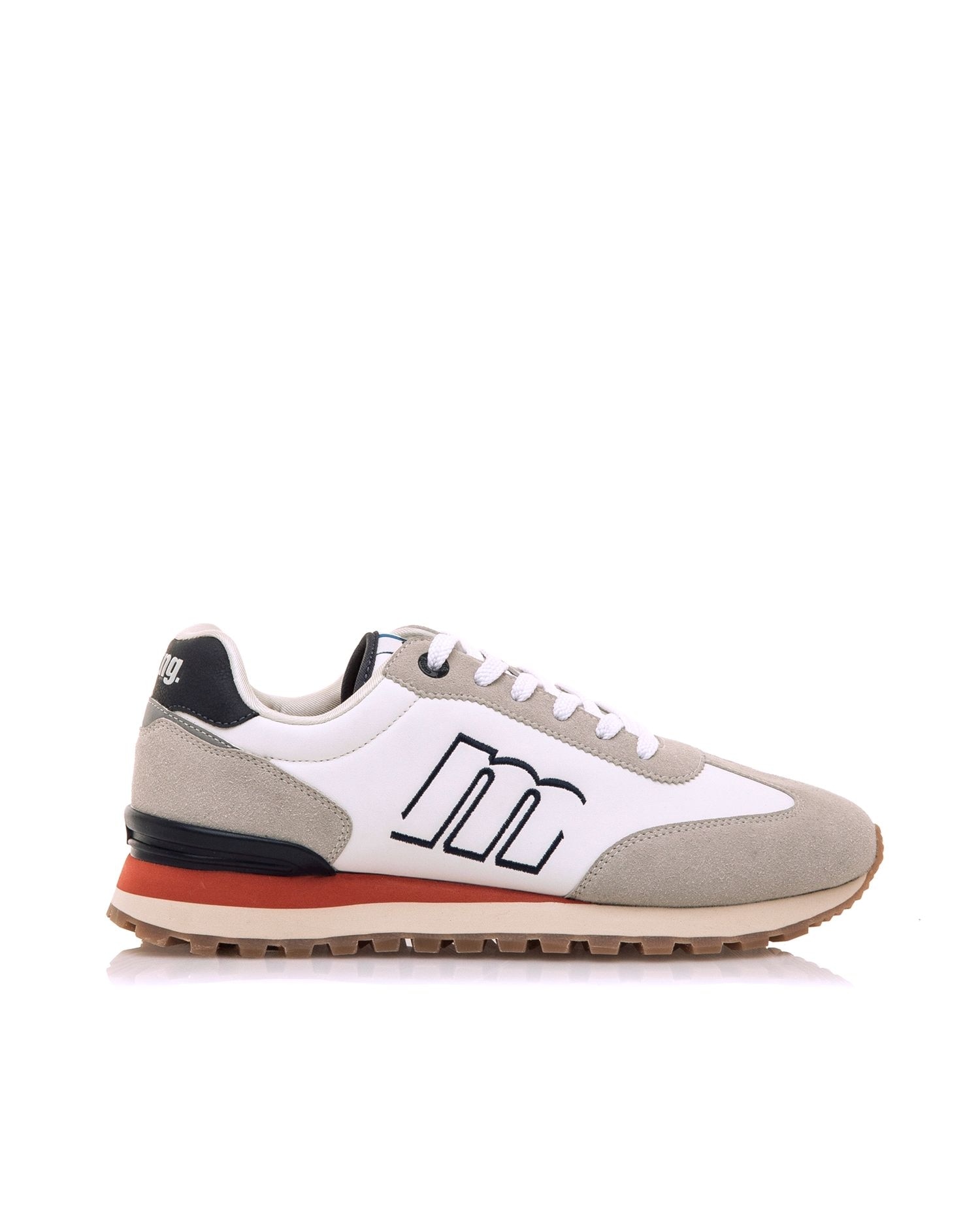 Sapatilhas Desportivas Estilo Runner Branco / Cinzento-1