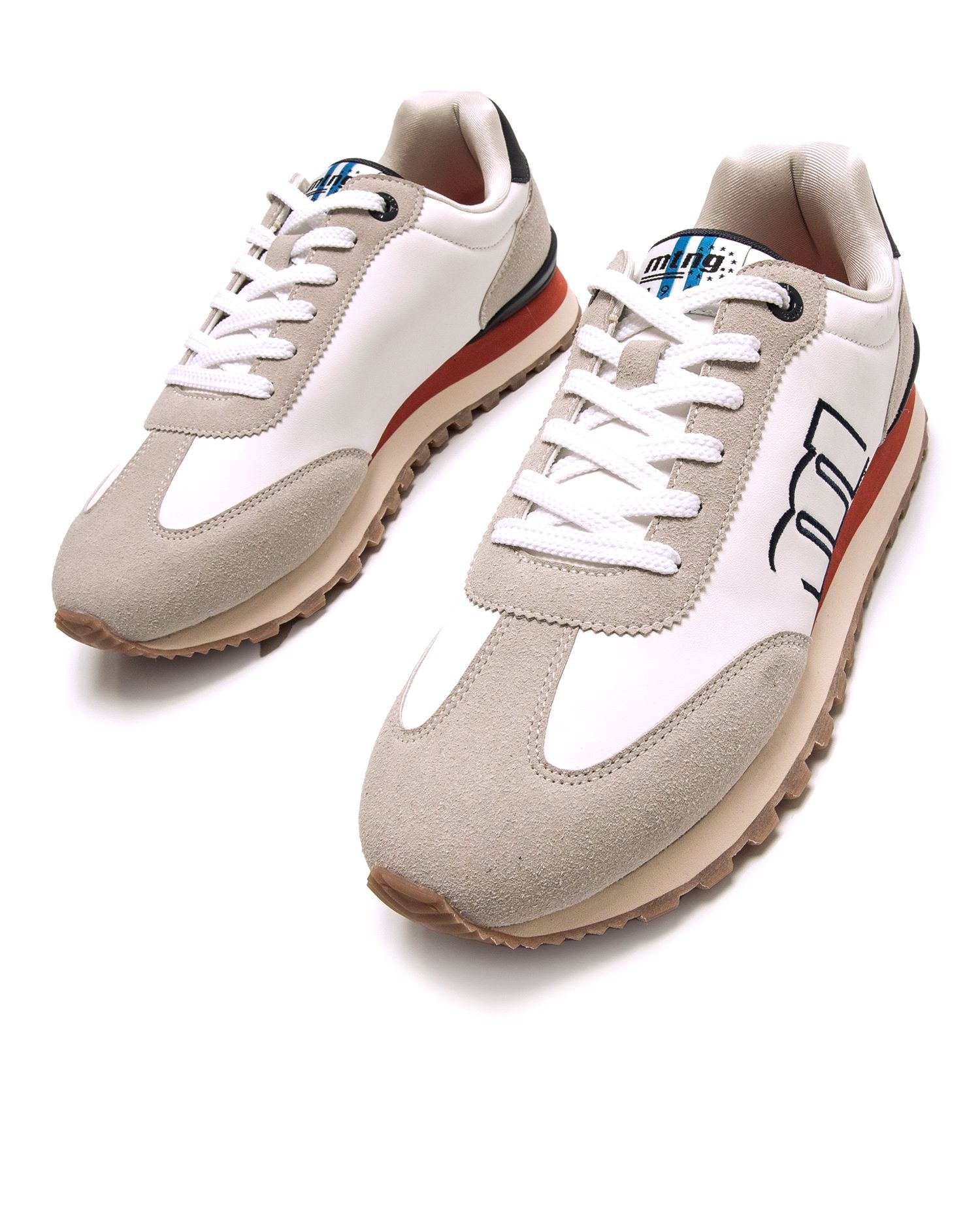 Sapatilhas Desportivas Estilo Runner Branco / Cinzento-2