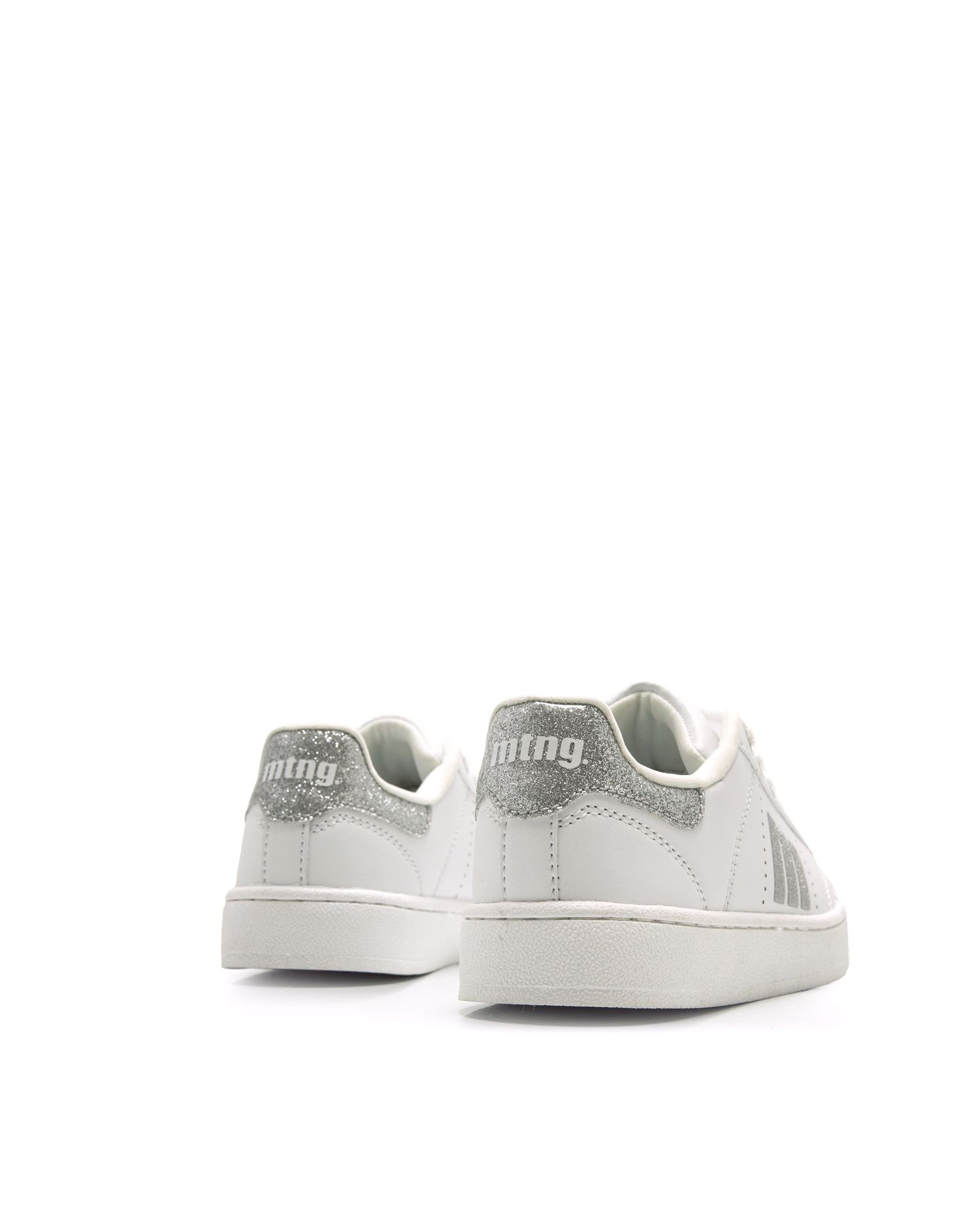 Sapatilhas com Detalhes Brilhantes Branco-3