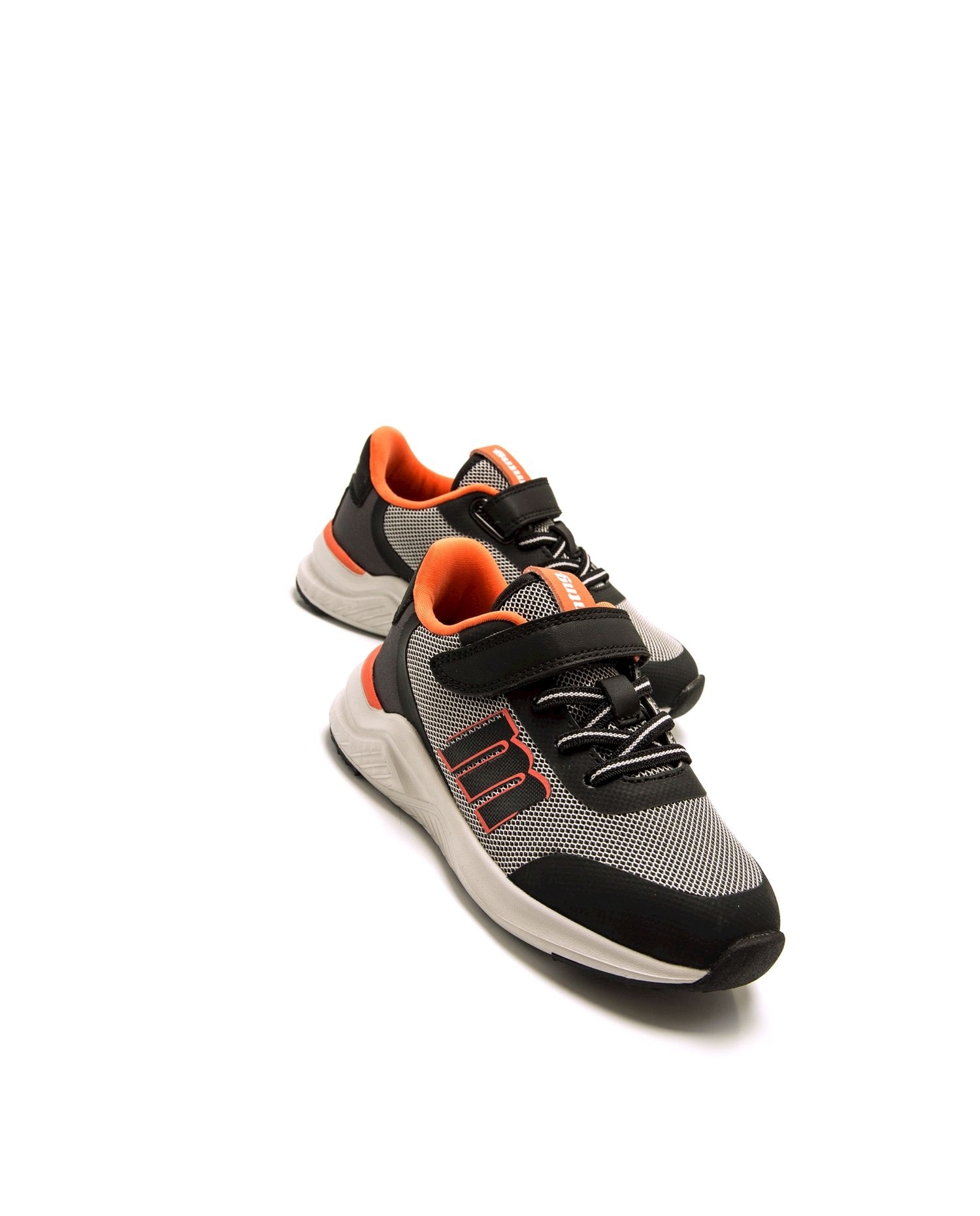 Sapatilhas Desportivas Infantil de Estilo Running Preto / Laranja-flúor-4