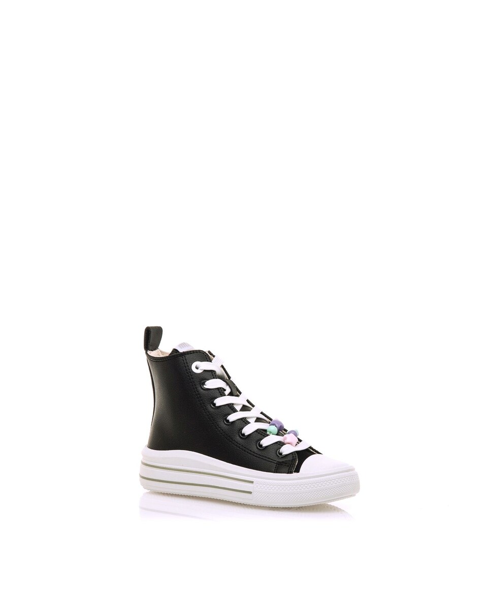 Sapatilhas Tipo Botins Preto-2