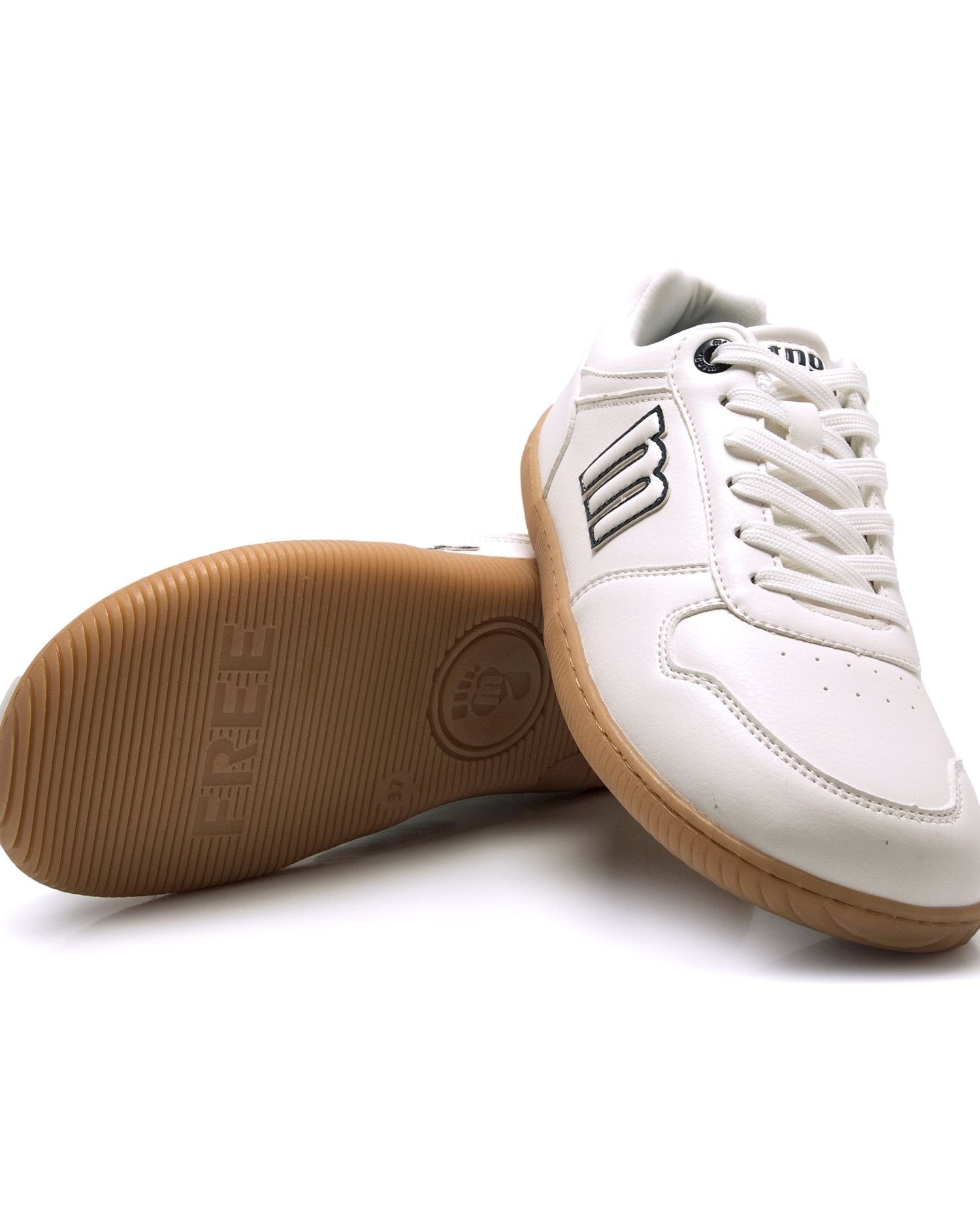 Sapatilhas Desportivas com Piso Respeitoso Branco / Azul-4