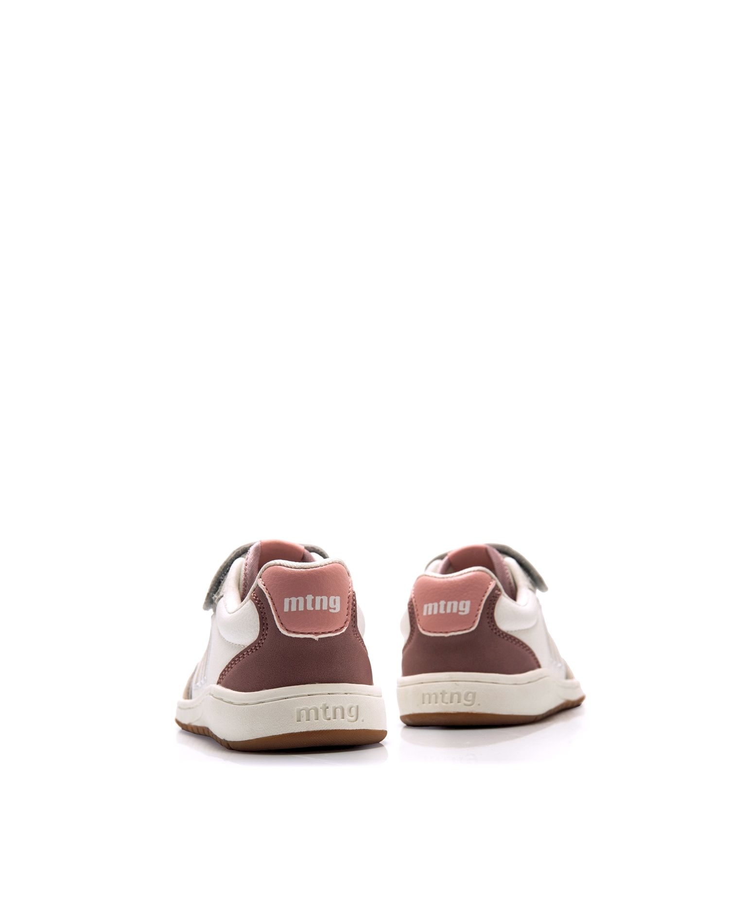 Sapatilhas Infantil Estilo Desportivo, Modelo Free com Piso Respeitoso Branco / Rosa-3
