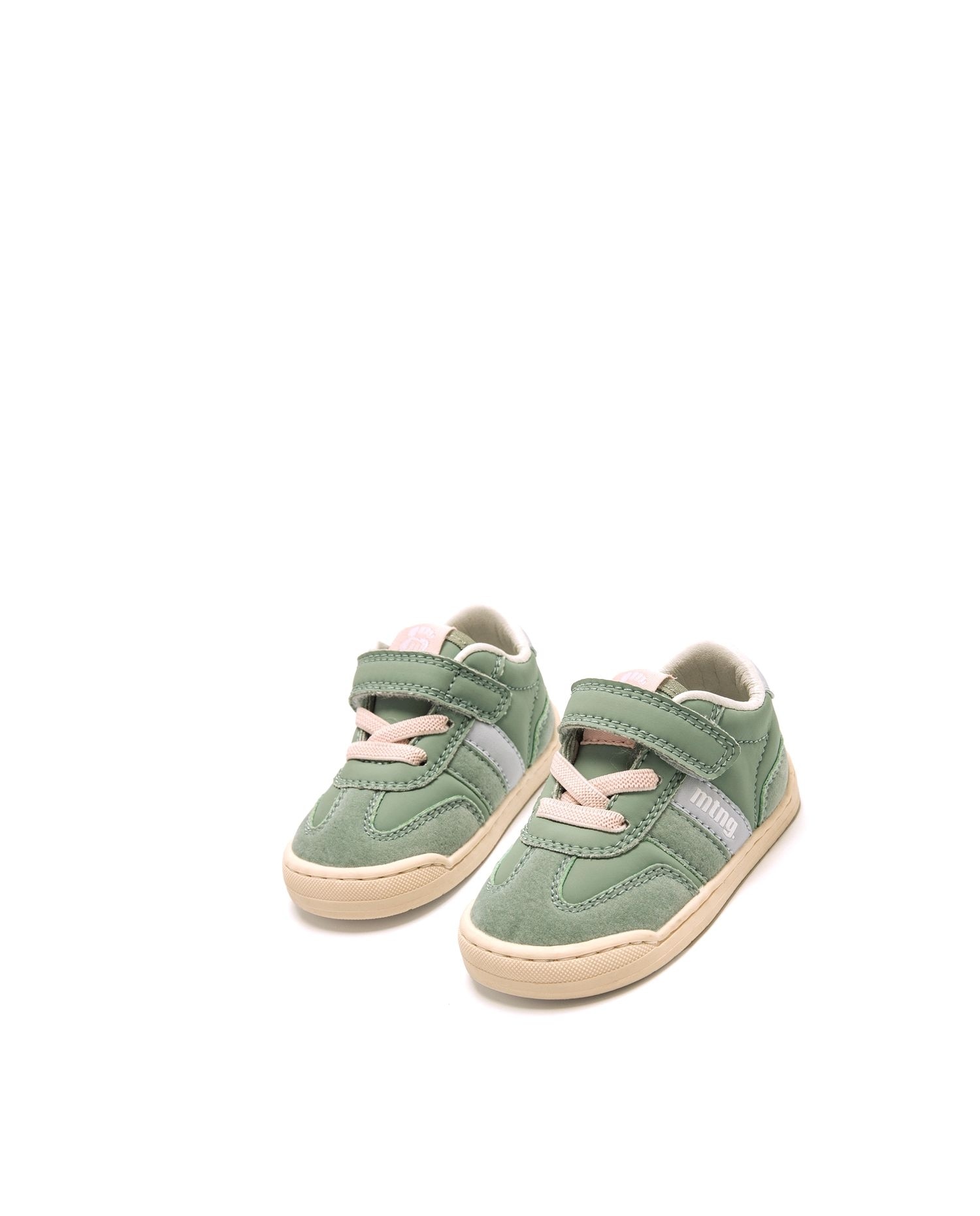 Sapatilhas Desportivas para Bebé com Velcro Verde-antiquário-2