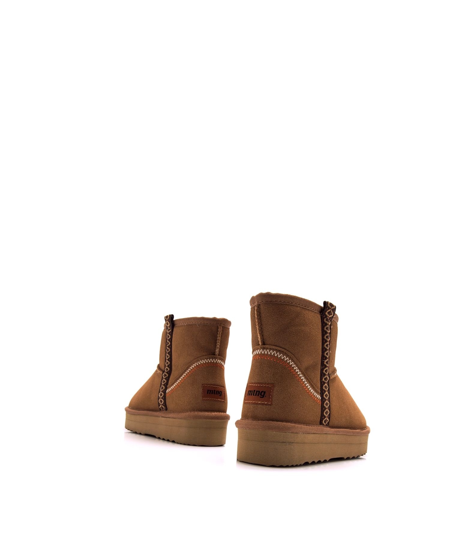 Botas com Pelo Interior e Piso Duplo Camel-3