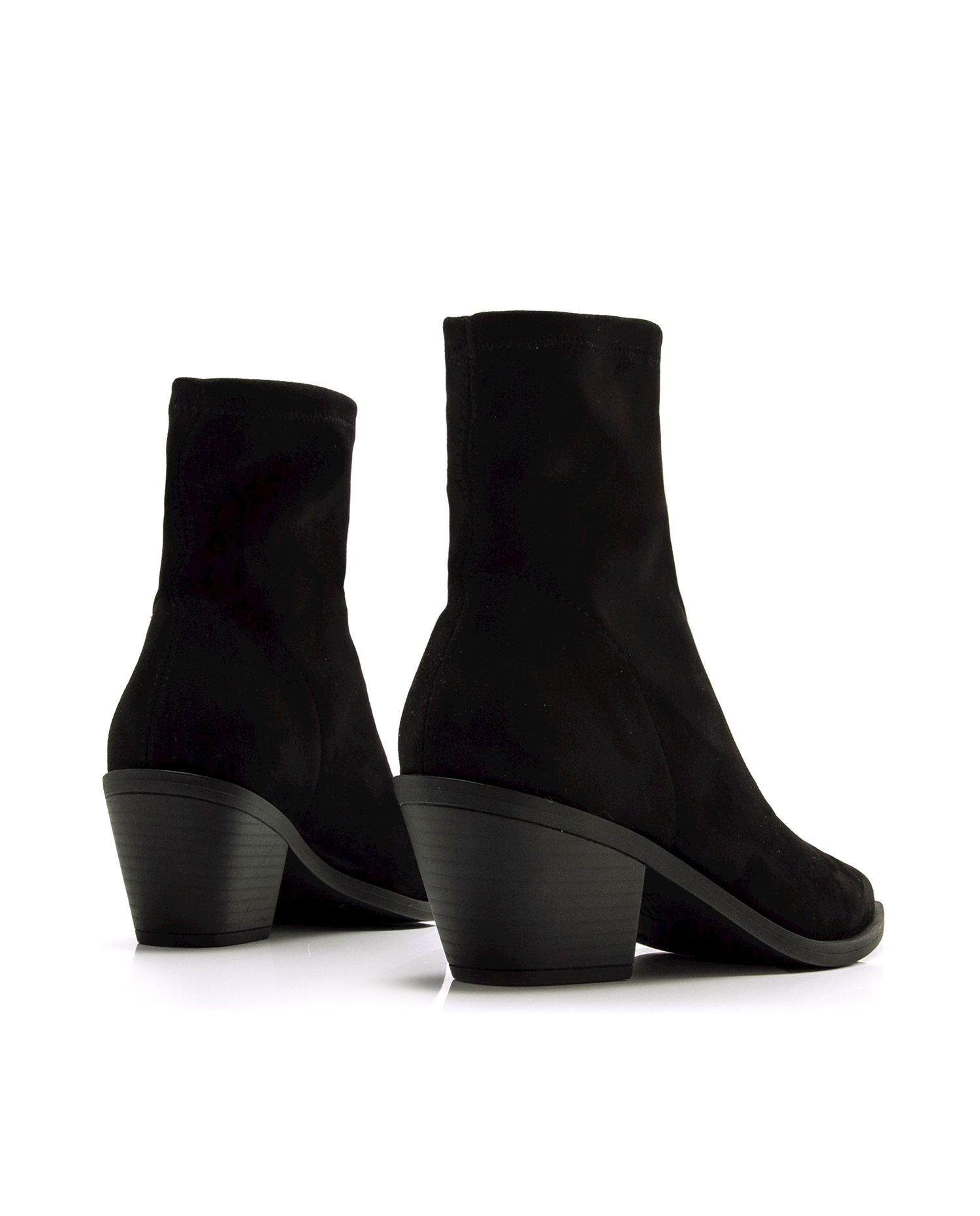 Botins com Tacão Cowboy Preto-6