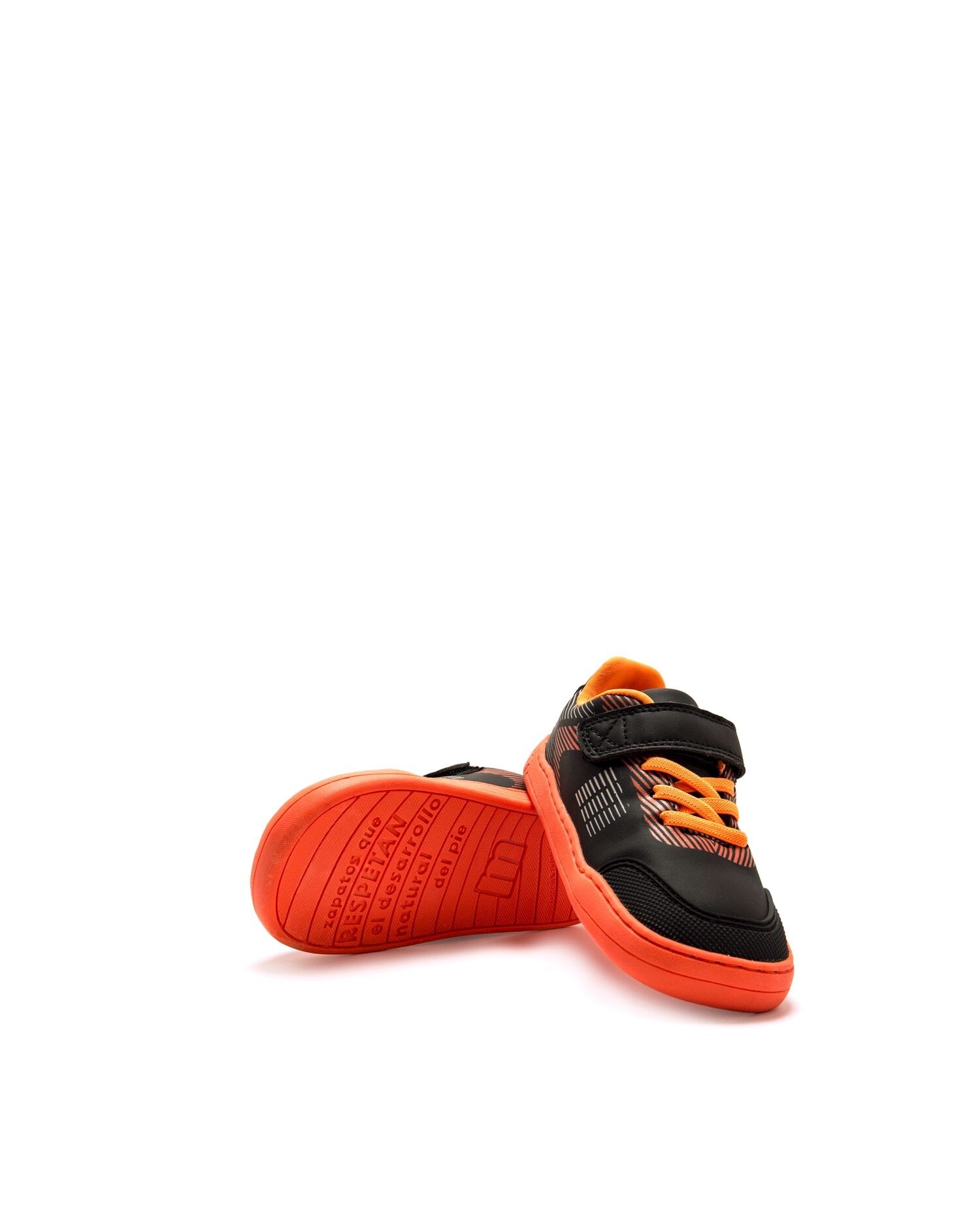 Sapatilhas Desportivas Infantil com Piso Respeitoso Laranja / Preto-6