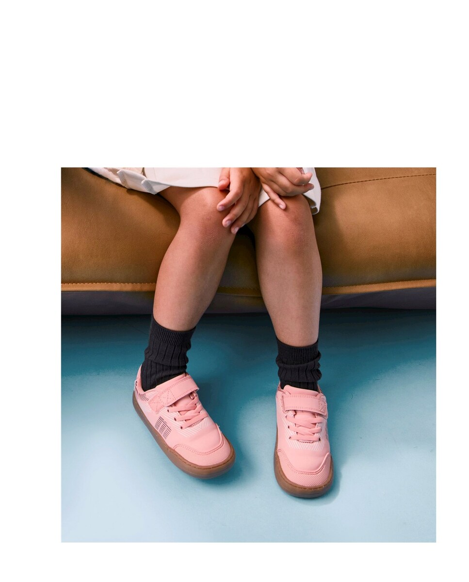 Sapatilhas Desportivas Infantil com Piso Respeitoso Rosa-2