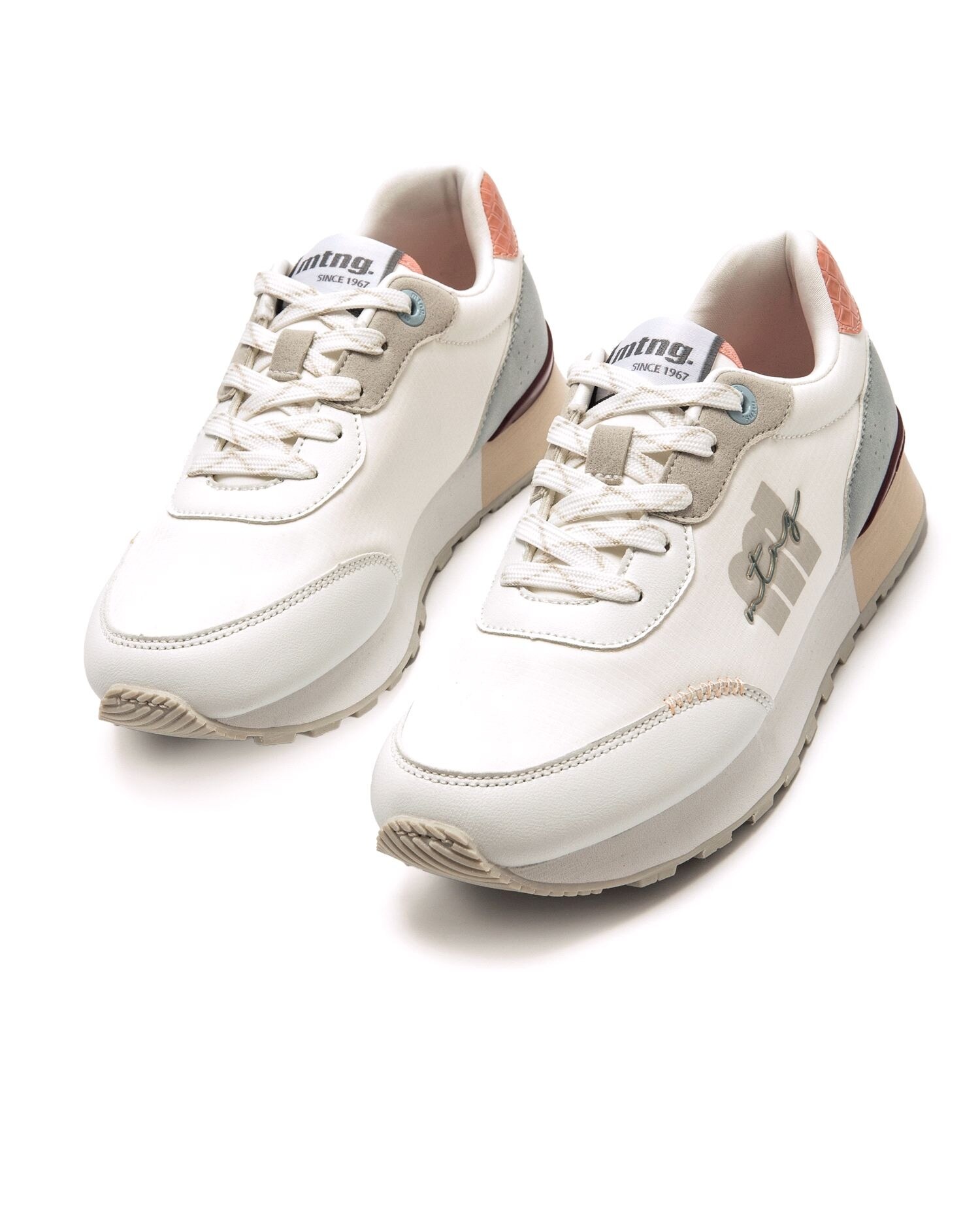 Sapatilhas Desportivas para Bebé com Piso Suave e Velcro Branco-2