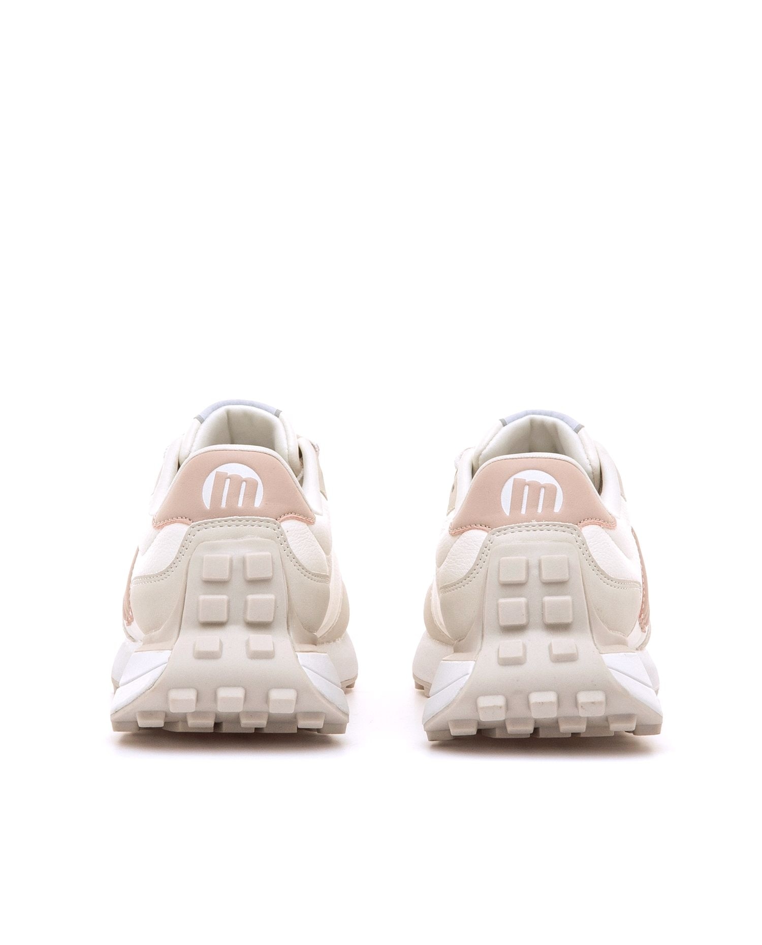 Sapatilhas Desportivas com Sola Serrilhada Bege-3