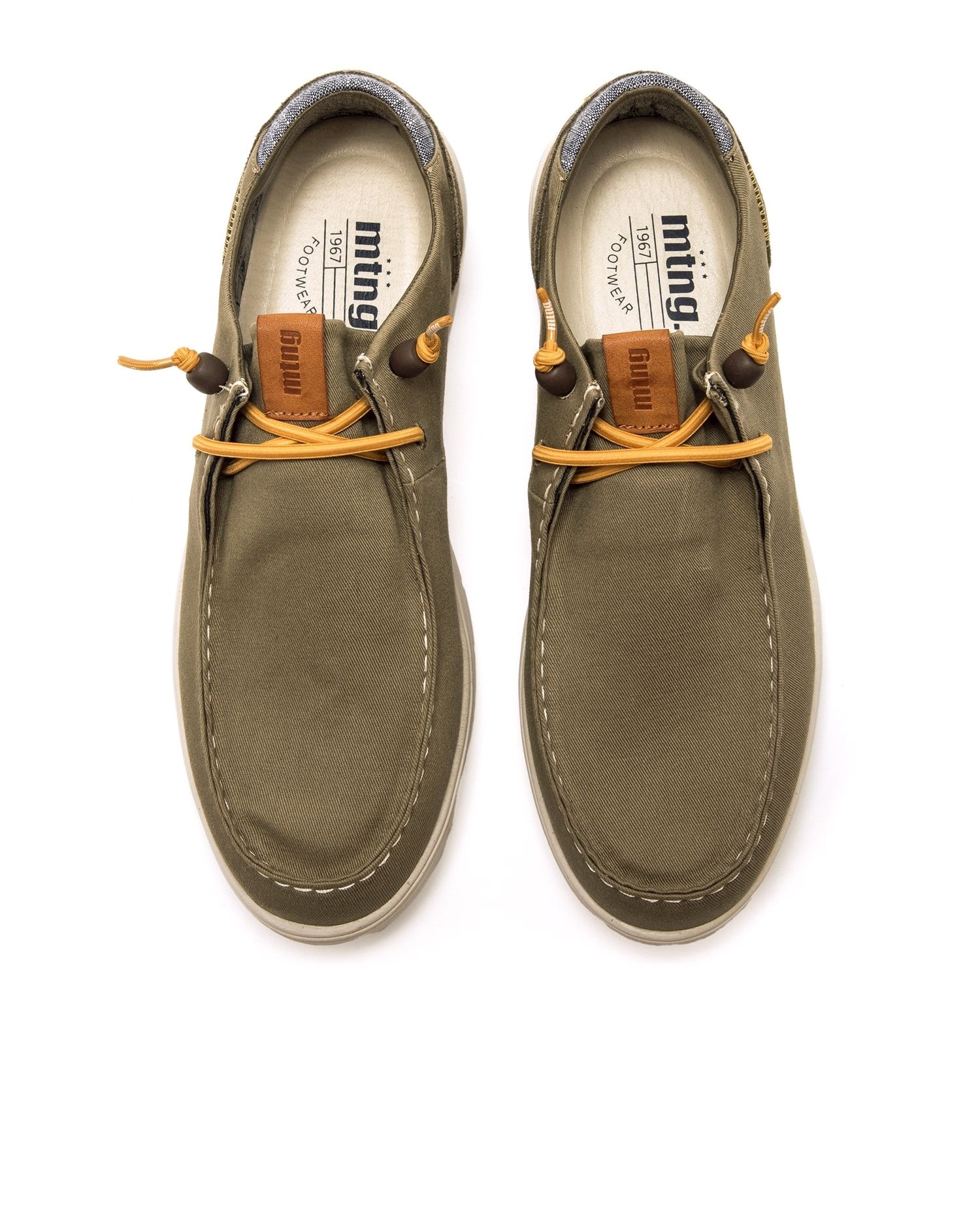 Mocassins em Pele de Camurça com Piso Leve Verde Azeitona-4