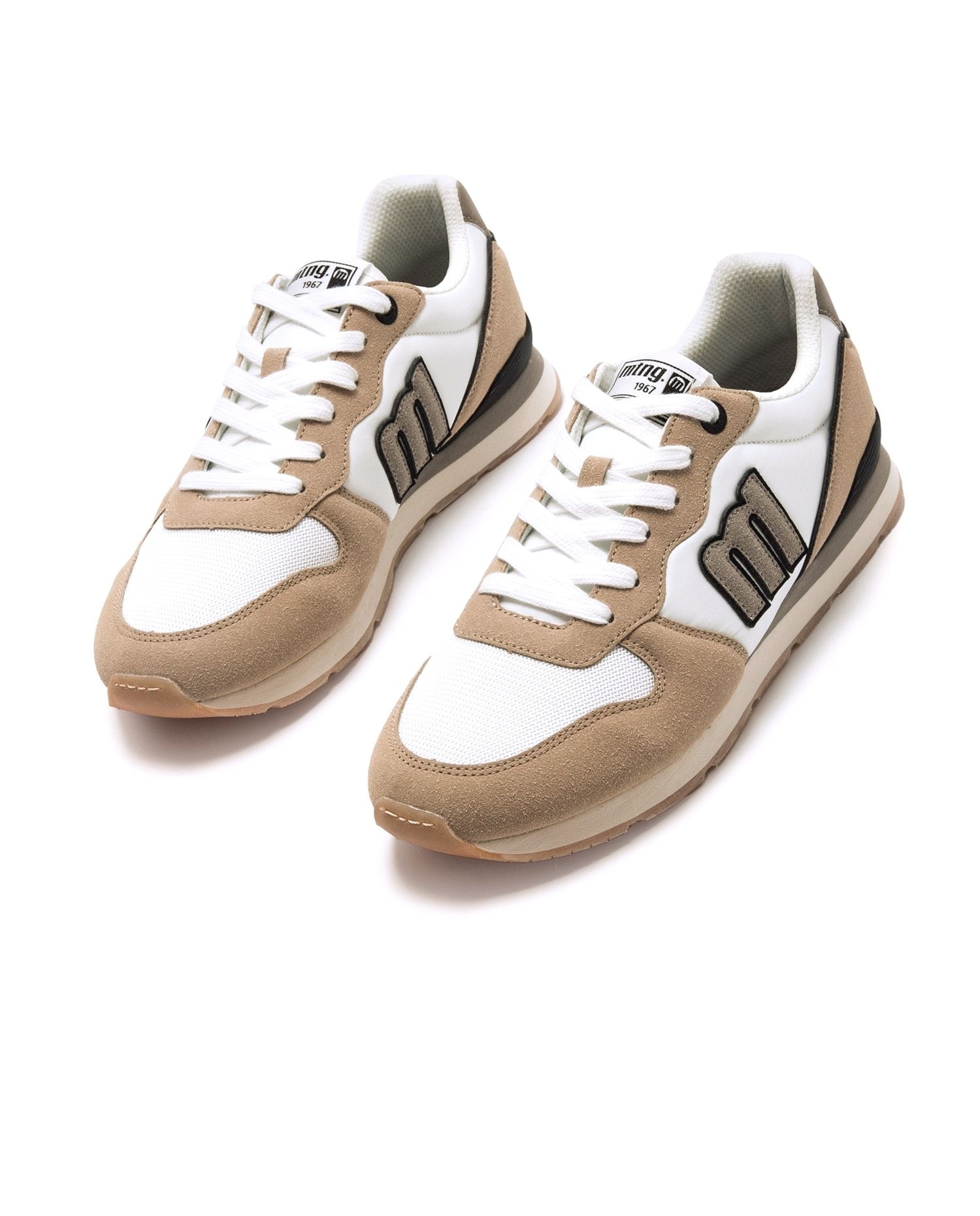 Sapatilhas Desportivas Tipo Running Baixas com Logotipo Branco / Laranja-2