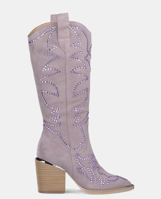 Imagem 0 de Botas de Pele Altas Cowboy