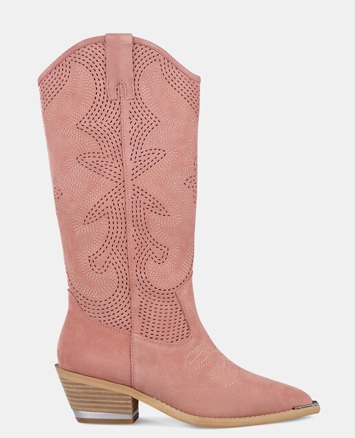 Imagem 0 de Botas de Pele com Bordados