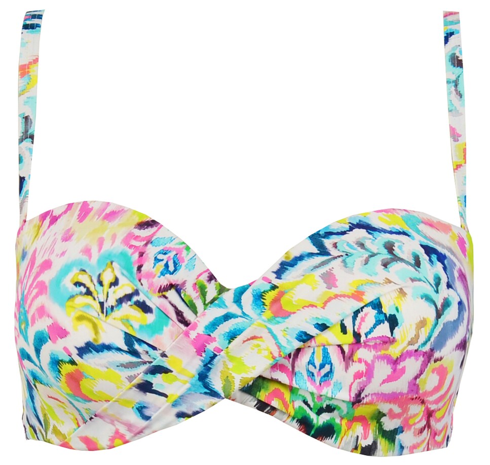 Soutien de Biquíni Eira Bando Aros Control Foam Copa C/d com Alça Amovível Multicolor-3